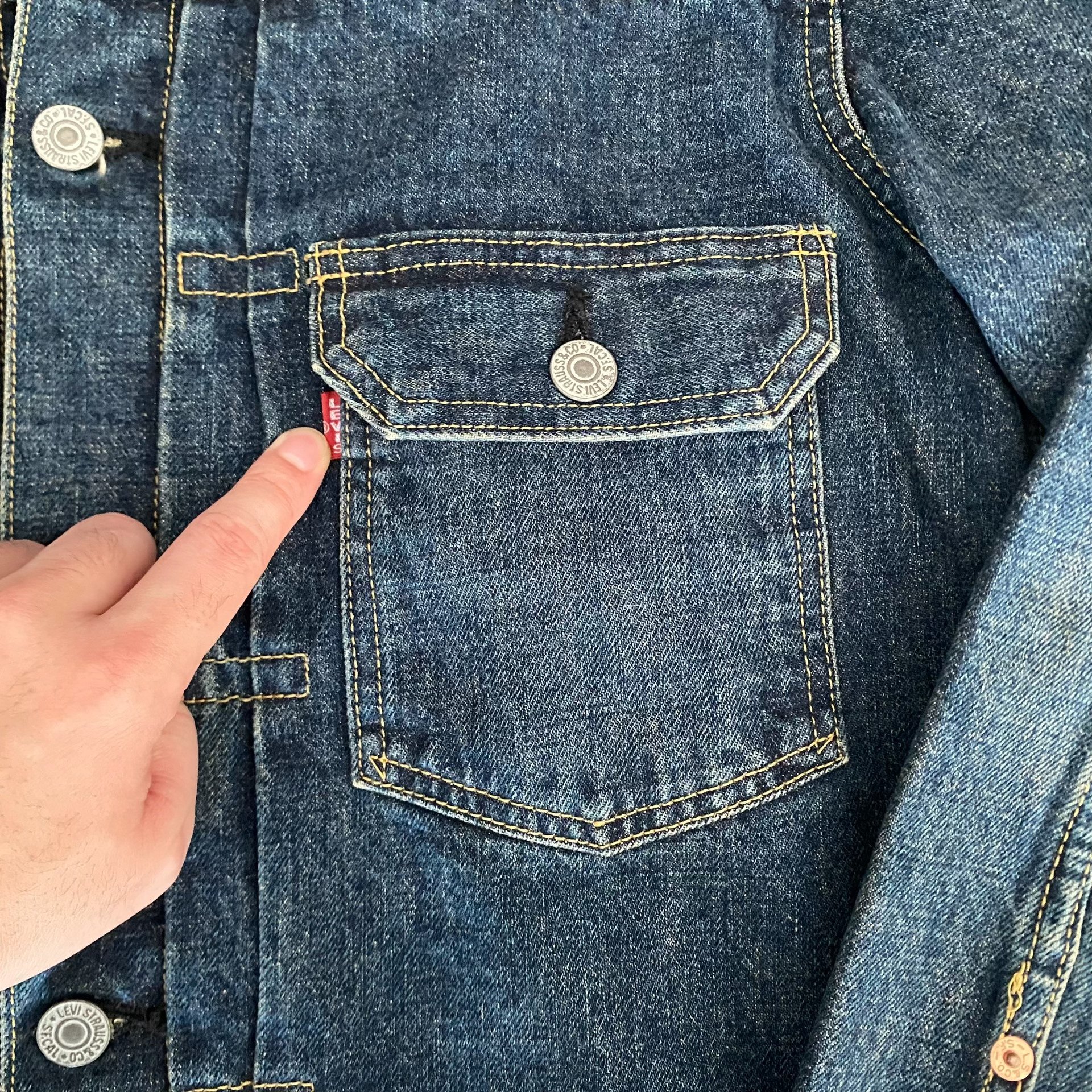 Levi's LVC507 J22 Clay Wash Jacket — back