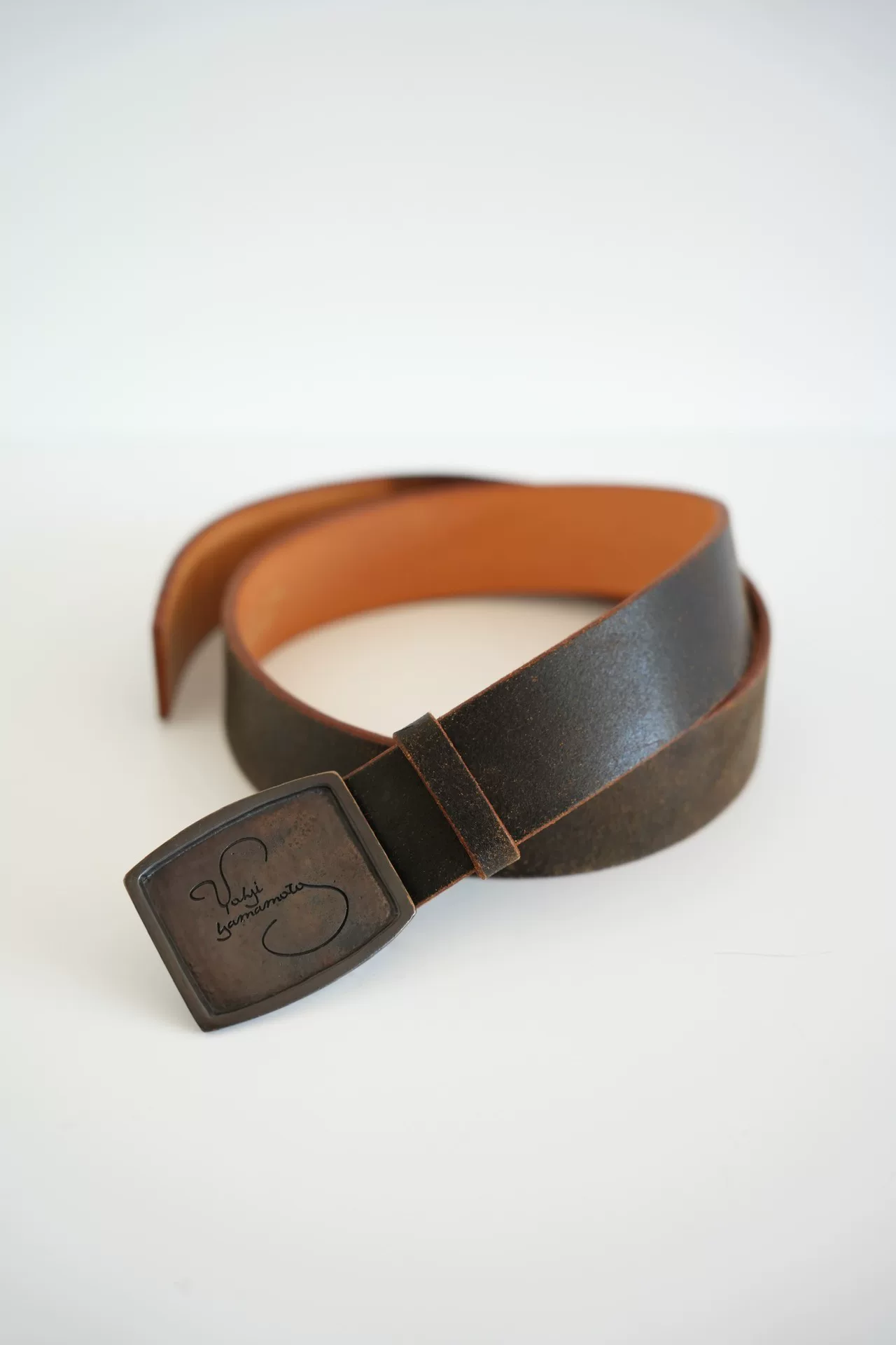 Yohji Yamamoto 07AW Slogan Signature Belt