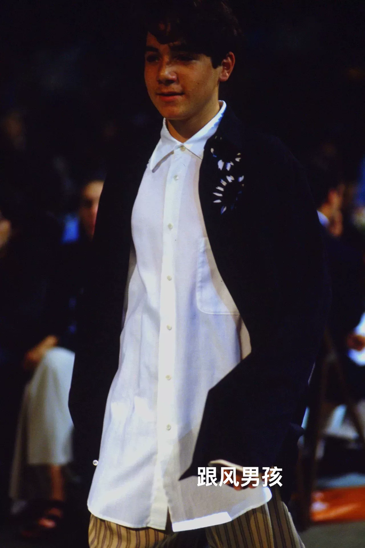 Yohji Yamamoto 96SS Laser Cut Shirt — detail