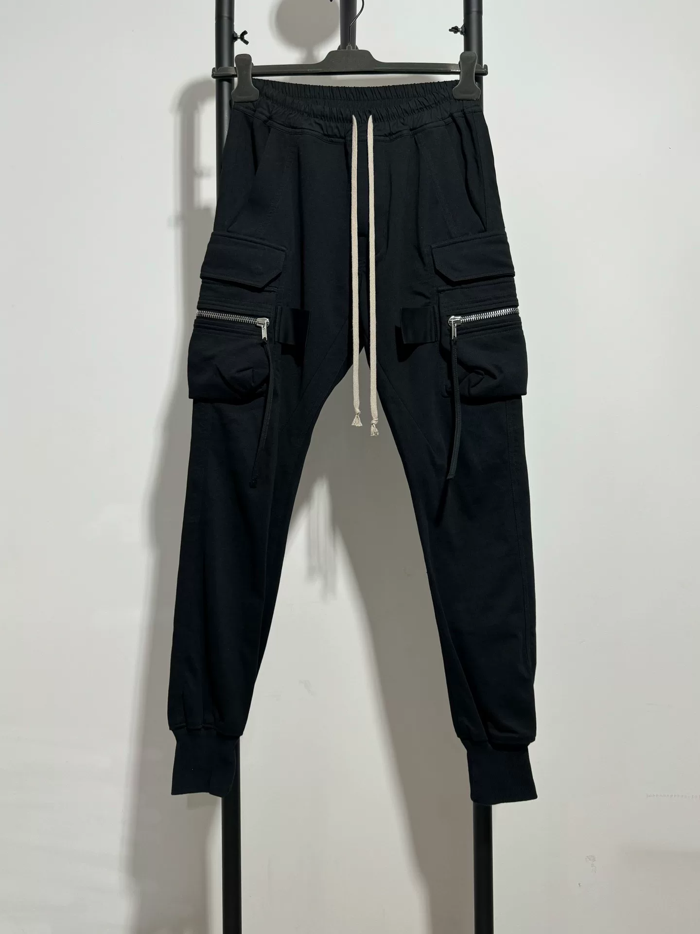 Rick Owens Black Cargo Pants