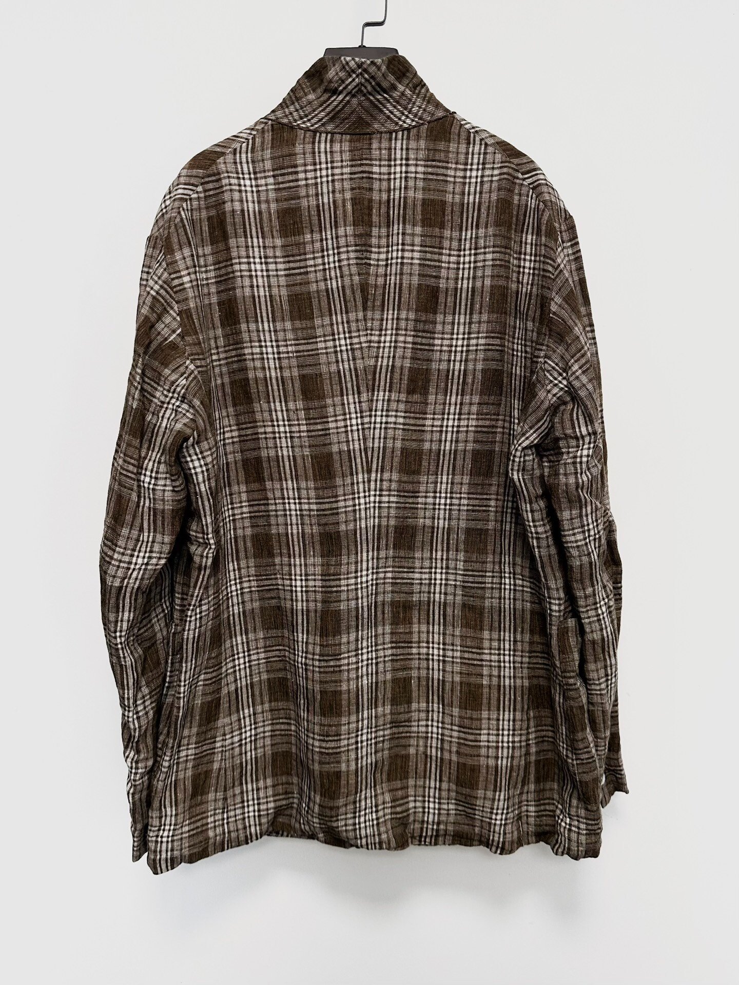 kaval Vintage Linen Coat — front