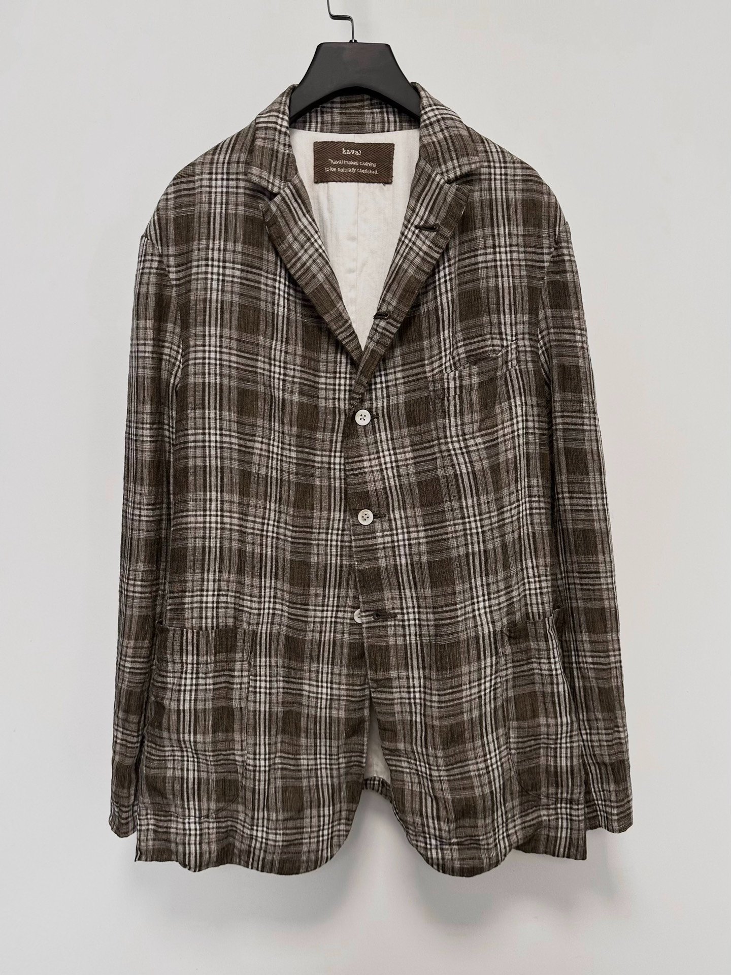 kaval Vintage Linen Coat