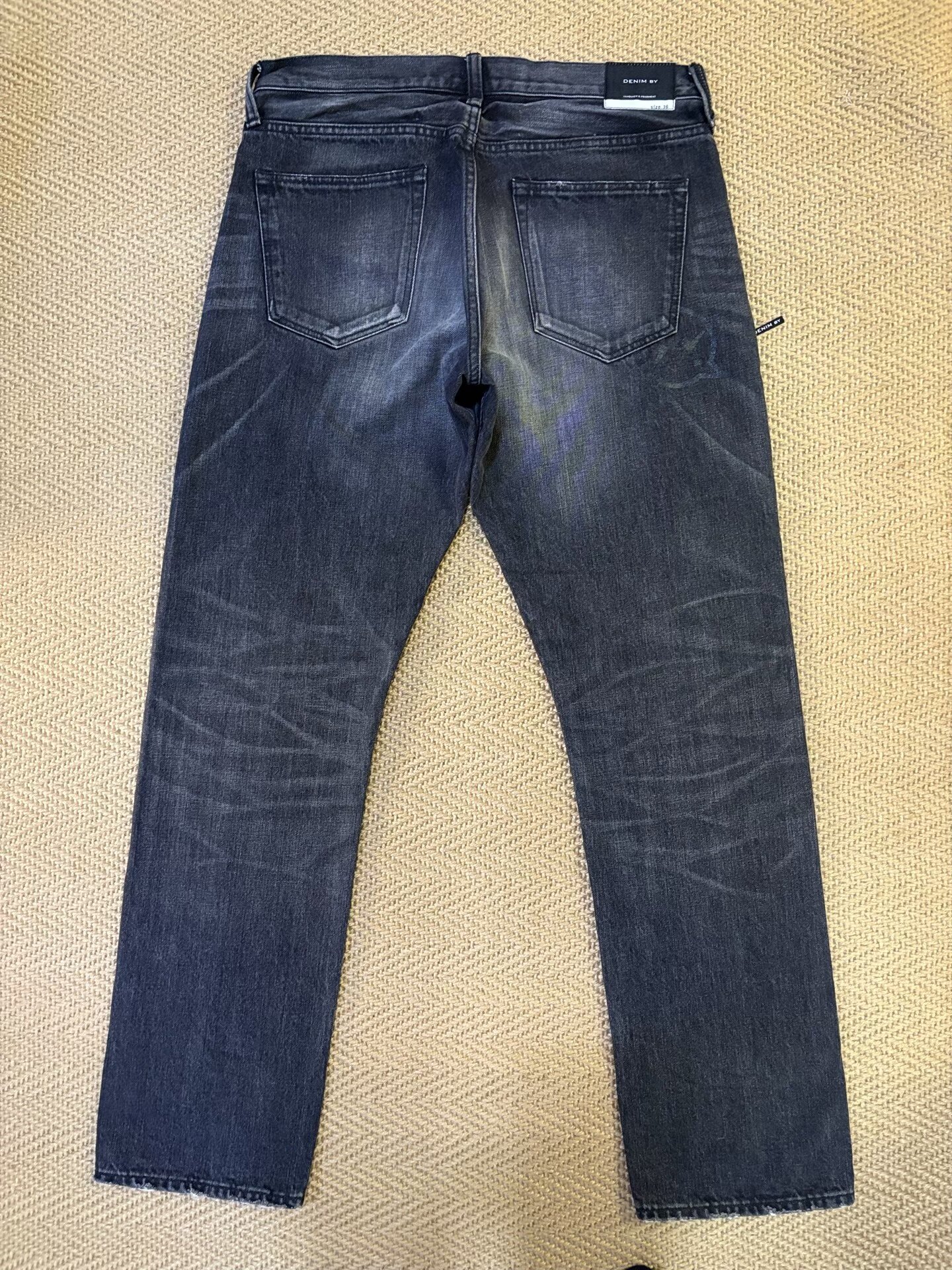 Vanquish & Fragment Distressed Washed Denim — front