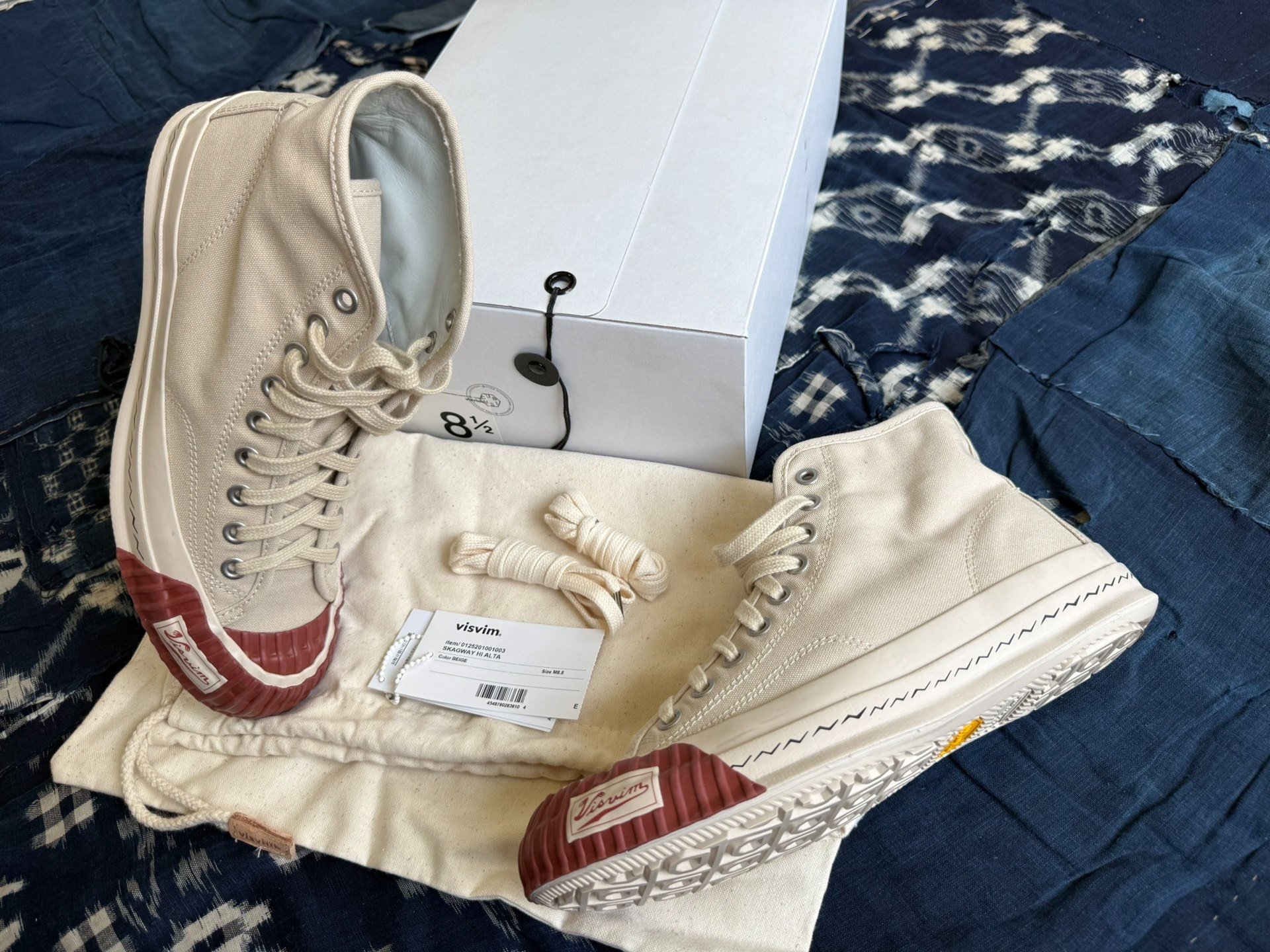 VISVIM 25AW SKAGWAY HI ALTA High-Top Sneakers