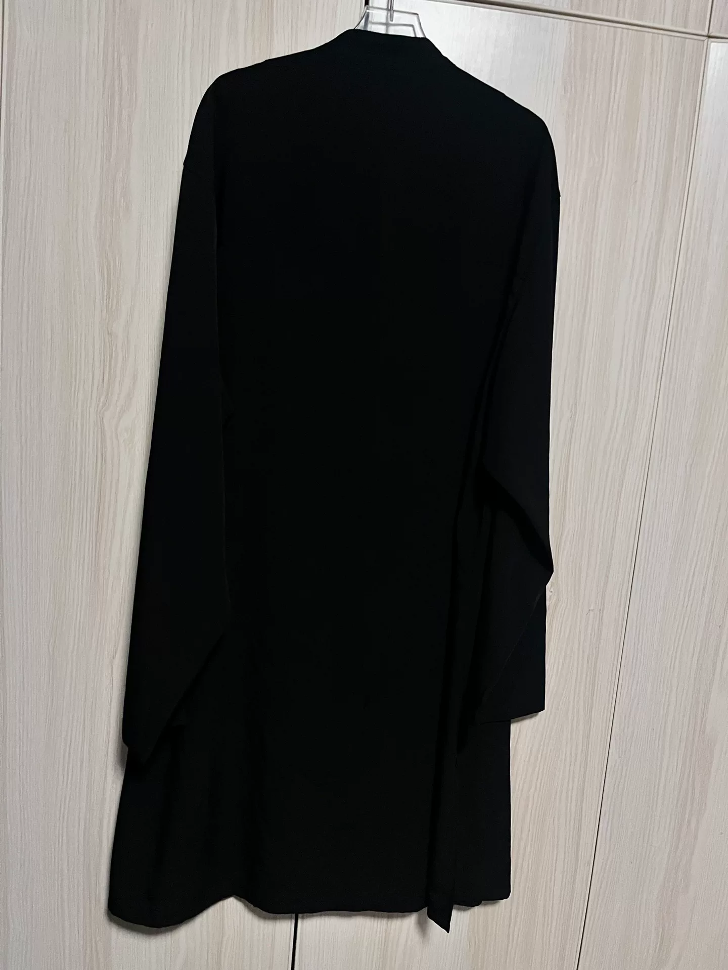 Yohji Yamamoto Frog Button Mandarin Shirt — back