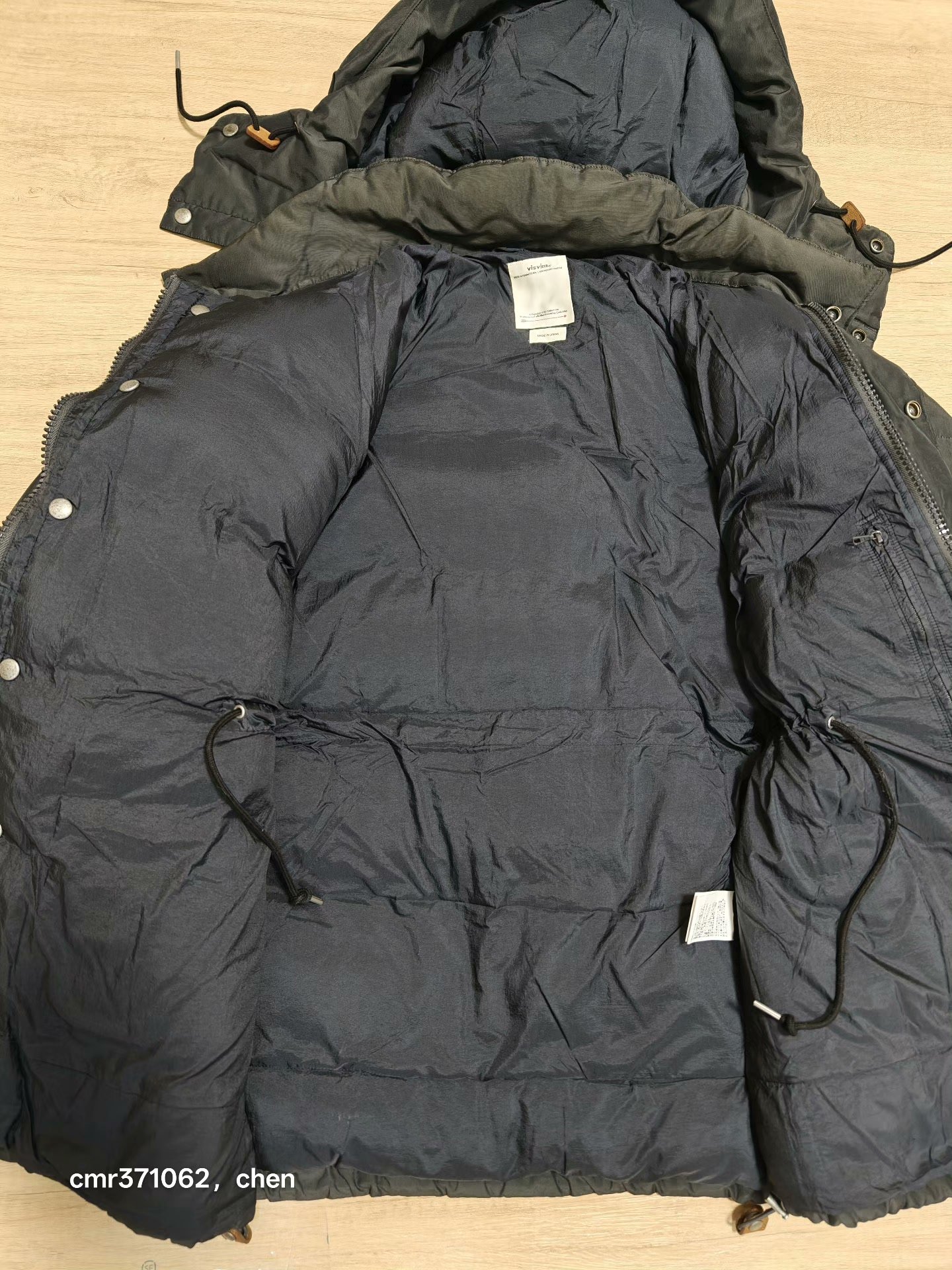 visvim 19aw Kenai Down Jkt Overdye — detail