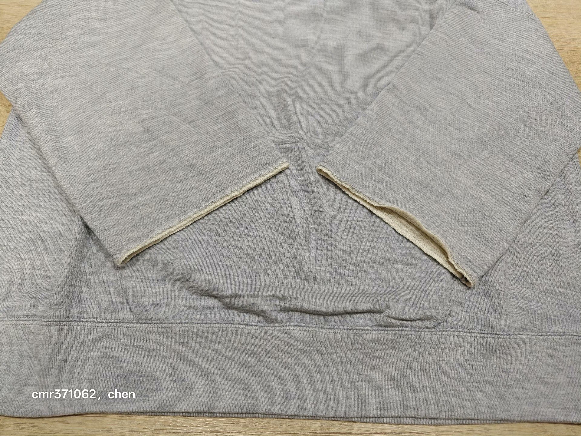 VISVIM 25AW BURROW DUAL SWEAT SUPERFINE — detail