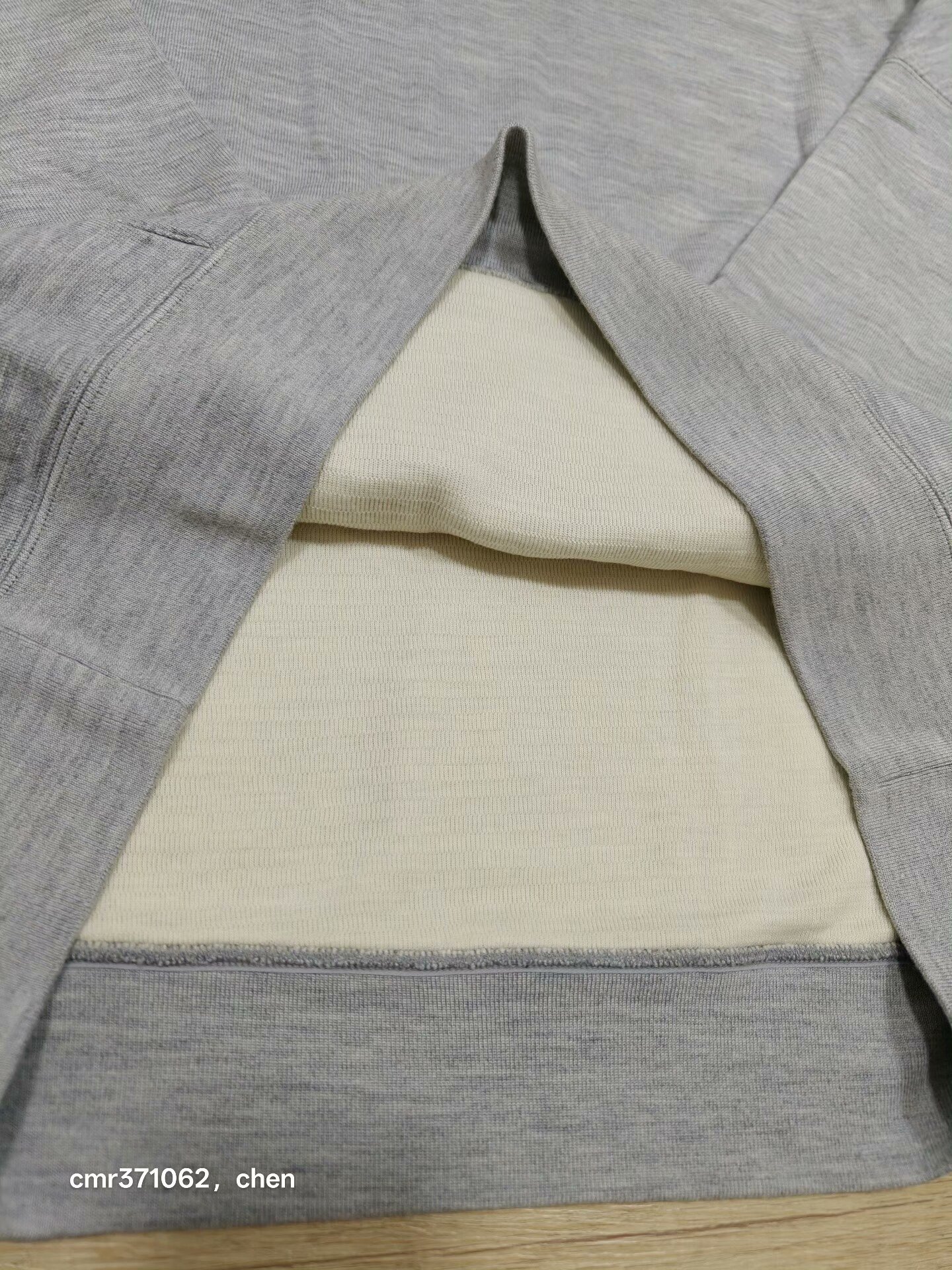 VISVIM 25AW BURROW DUAL SWEAT SUPERFINE — back