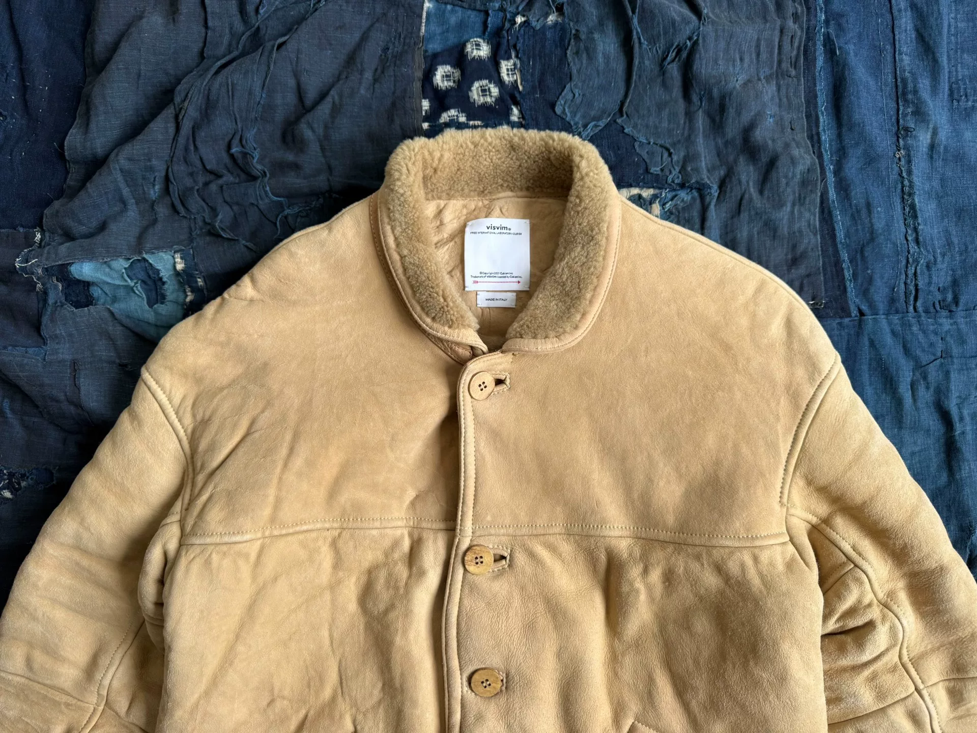 VISVIM 25AW ETON SHEEPSKIN JKT — back
