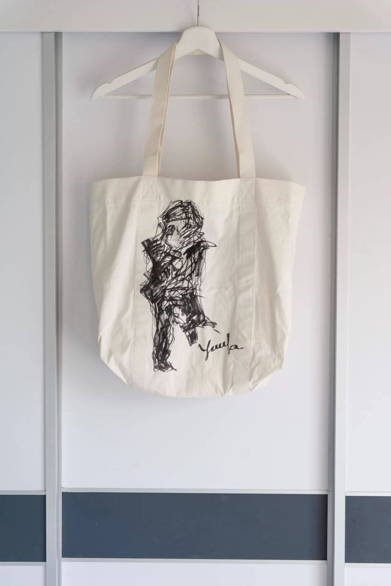 Yohji Yamamoto 17ss Sketch Tote Bag
