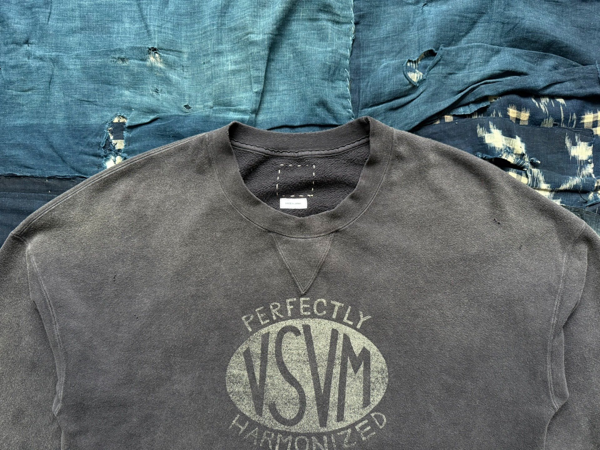 VISVIM 24SS COURT SWEAT CRASH Pullover — label