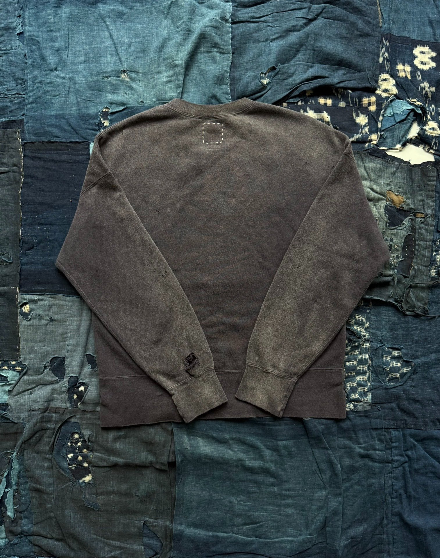 VISVIM 24SS COURT SWEAT CRASH Pullover — back