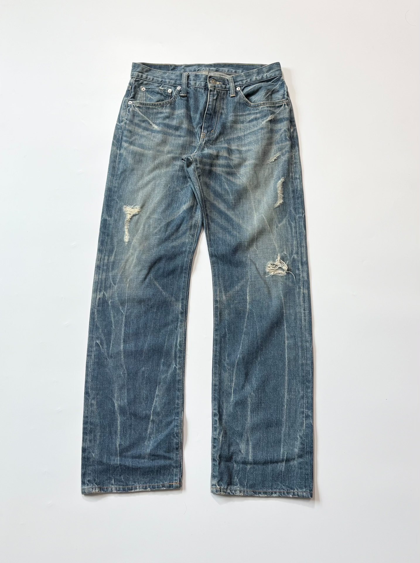 Sophnet Blue Flame Washed Jeans