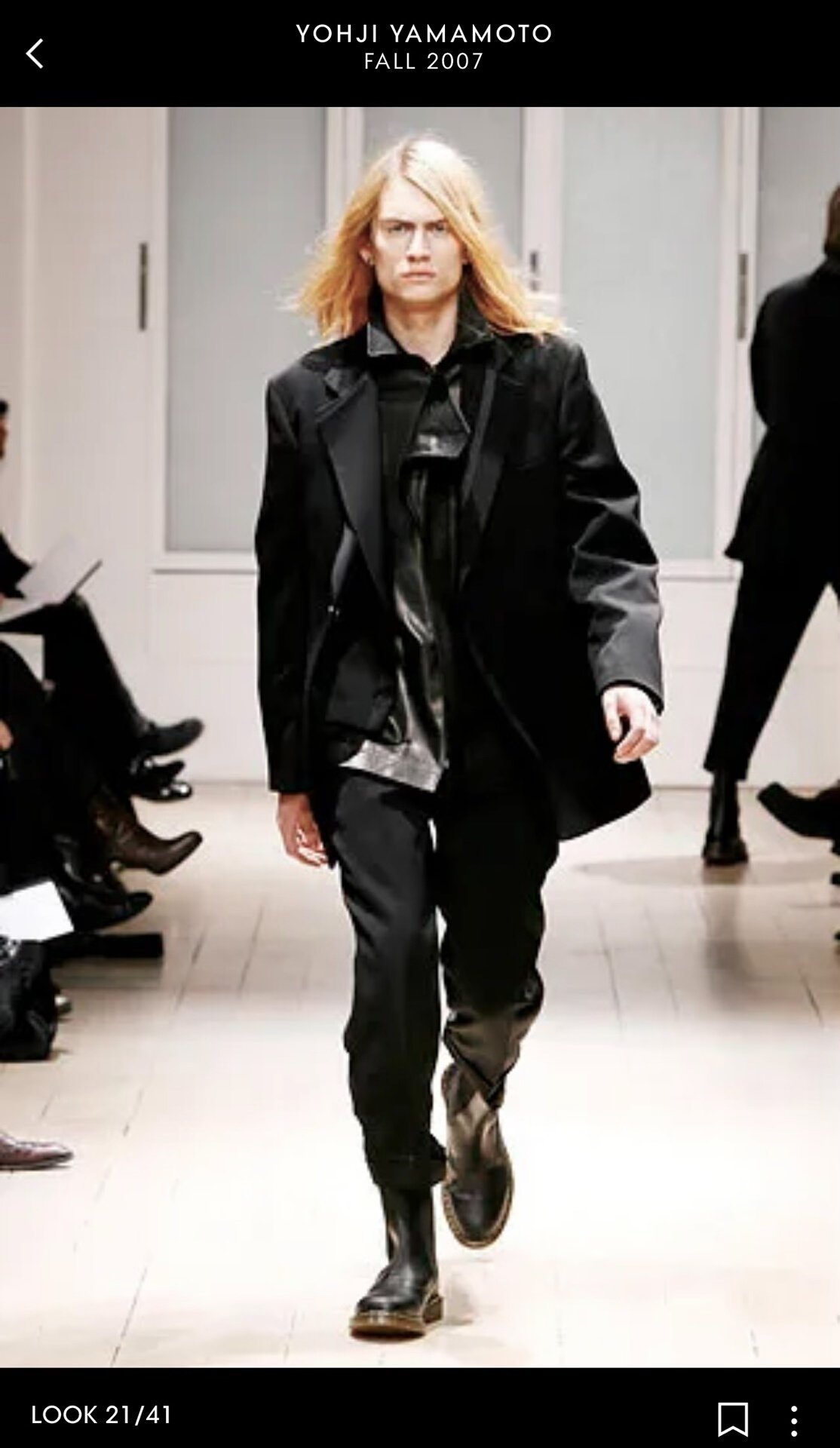 Yohji Yamamoto 07AW Leather Jacket — back