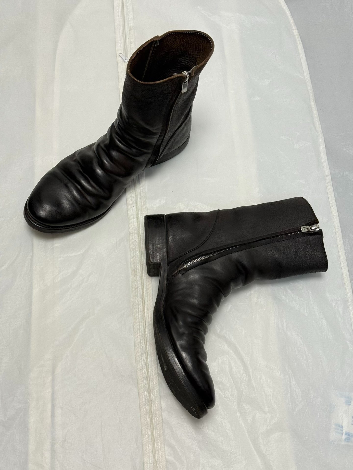 A1923 Augusta Shell Cordovan Boots — back