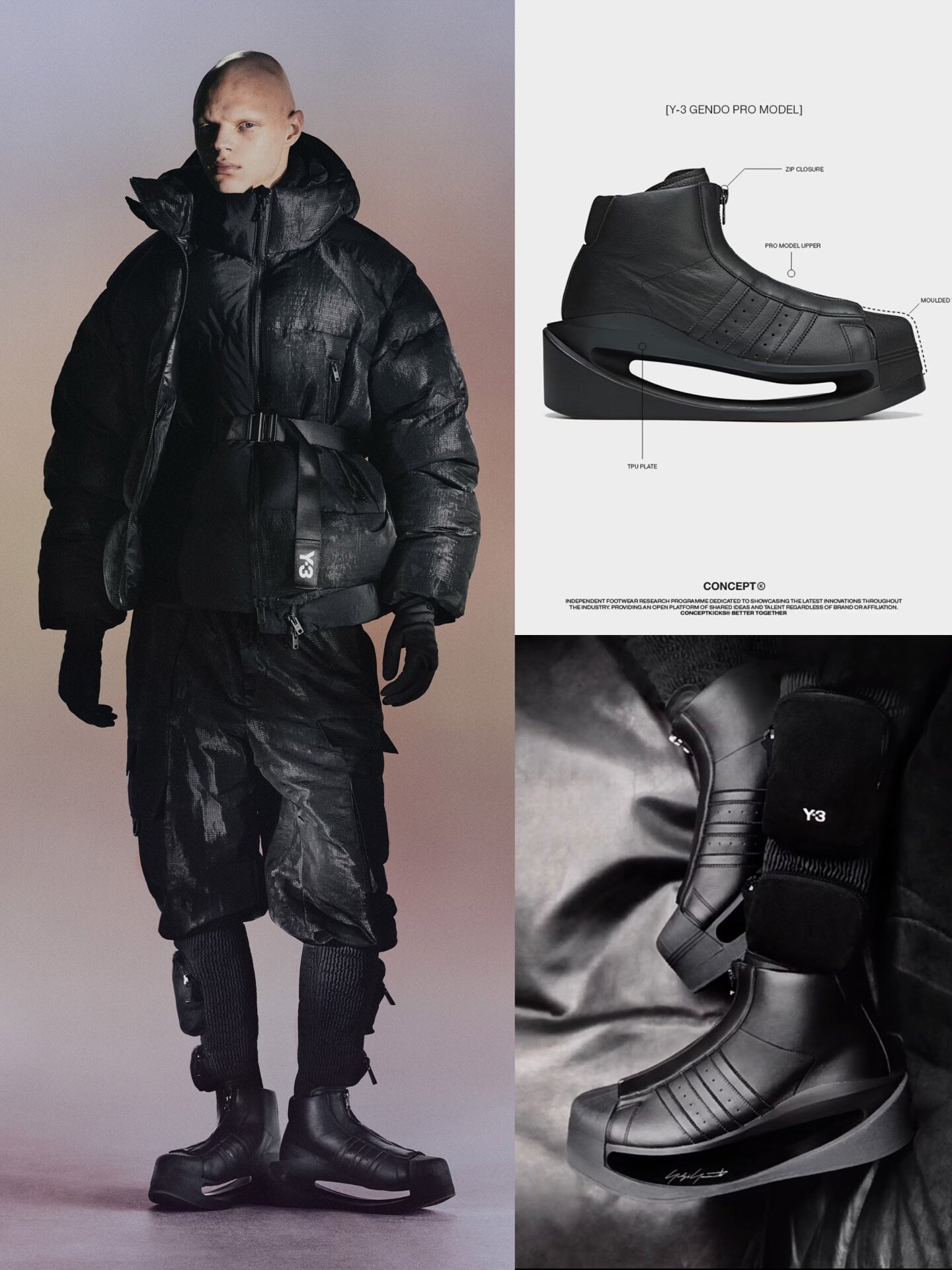 Y3 Gendo Pro Model Sneakers