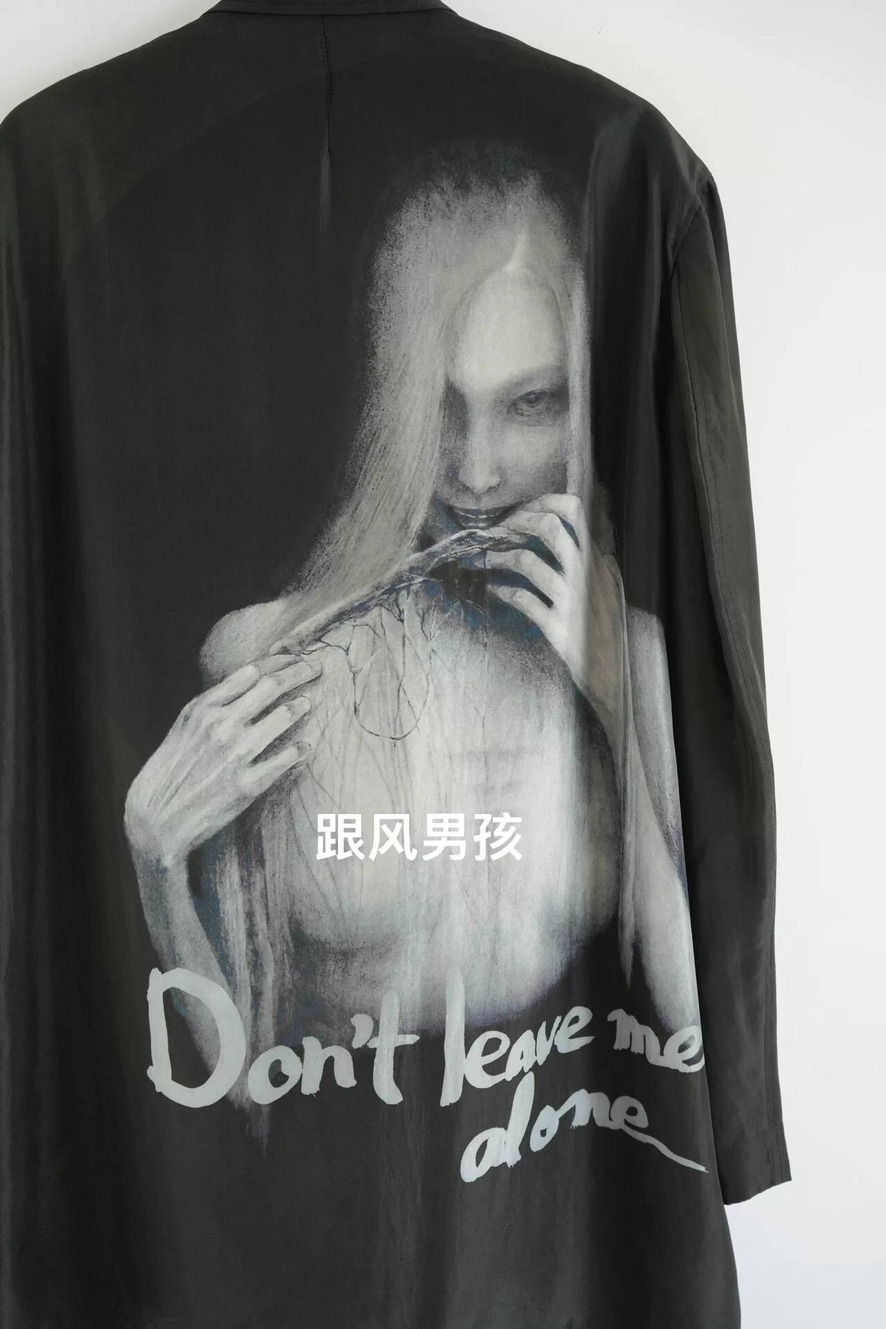 Yohji Yamamoto 18SS Silk Blazer — detail