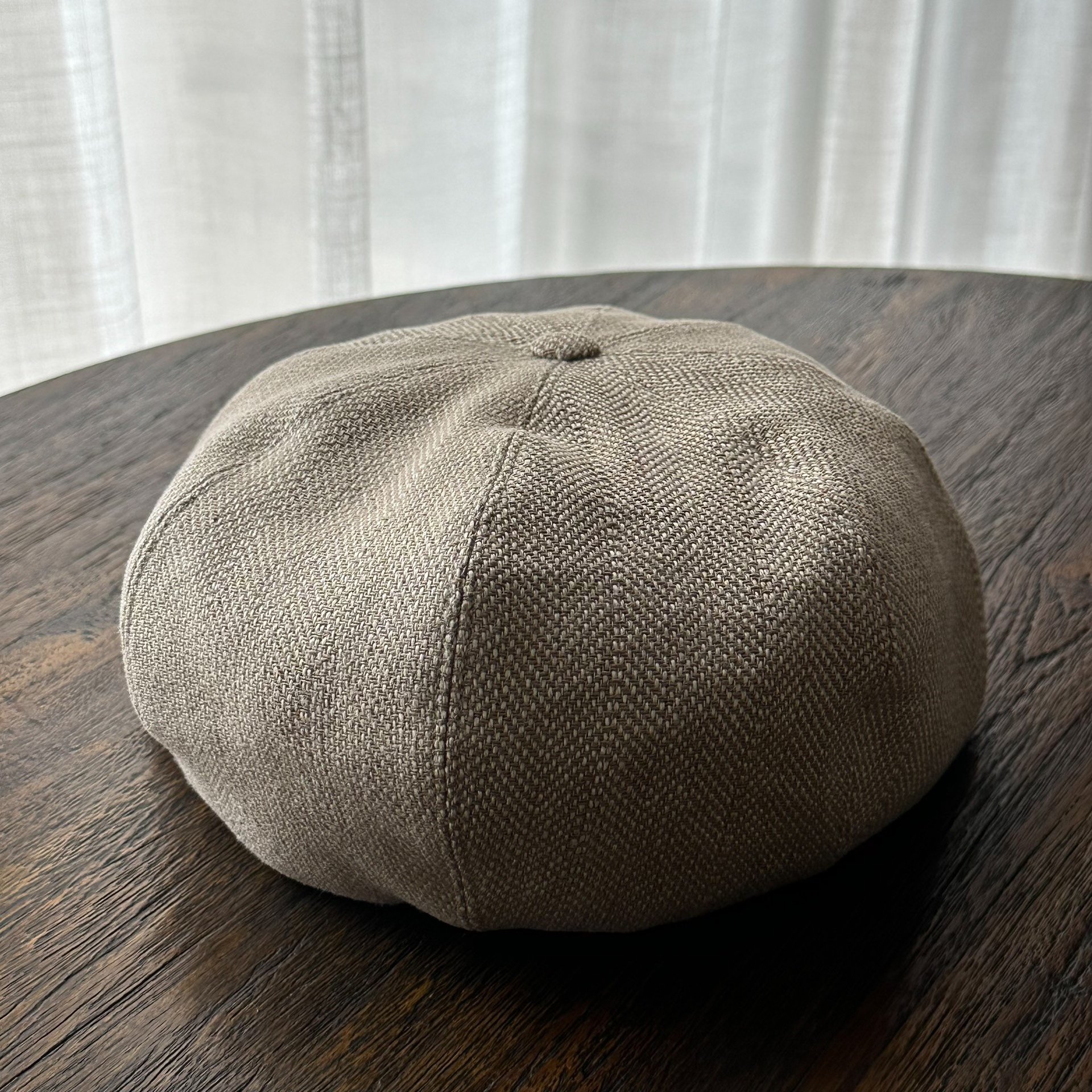 OLD JOE 23SS Cotton-Linen Newsboy Cap — back