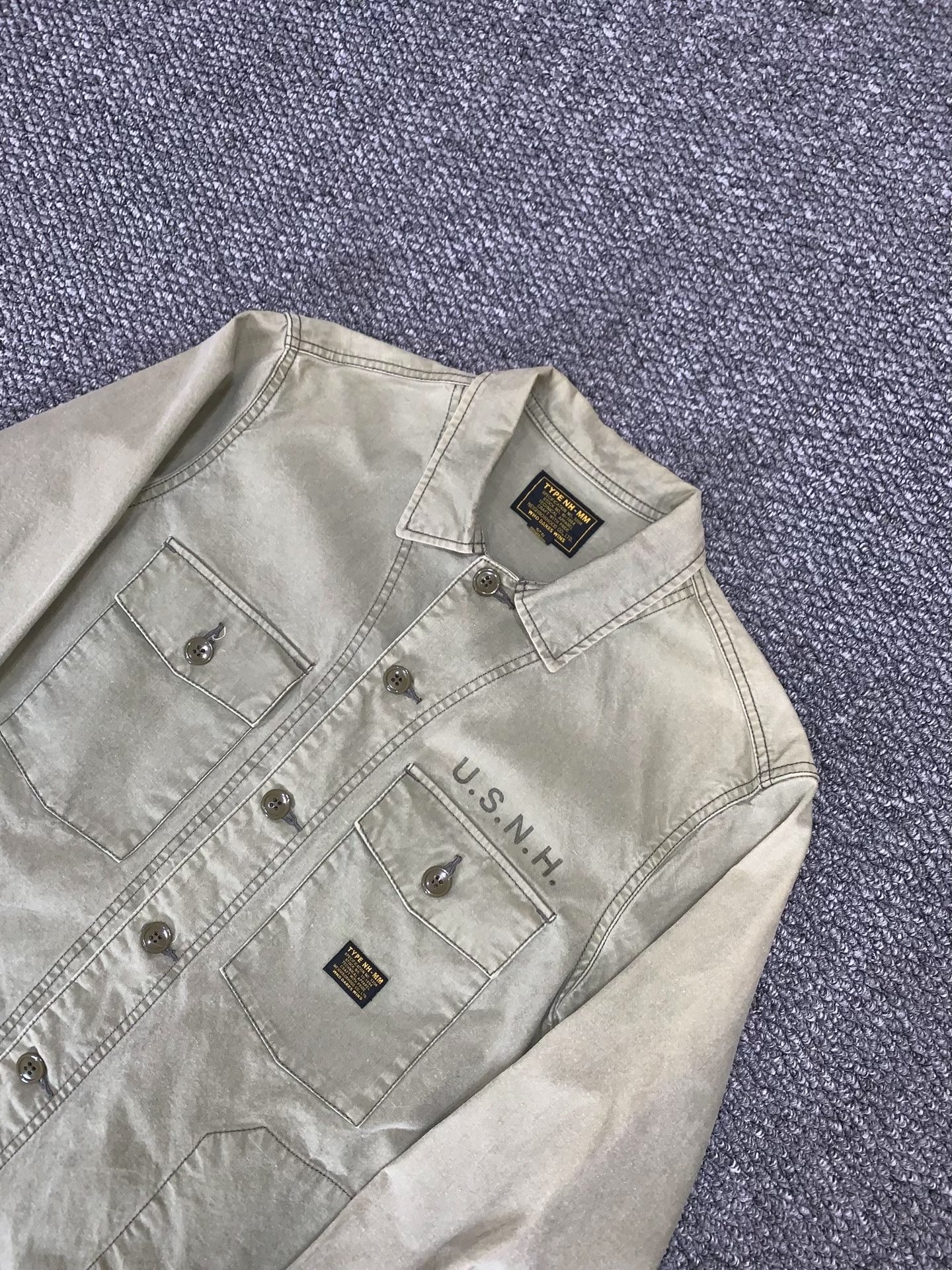 NEIGHBORHOOD MIL-BDU C-SHIRT LS Shirt Jacket — detail