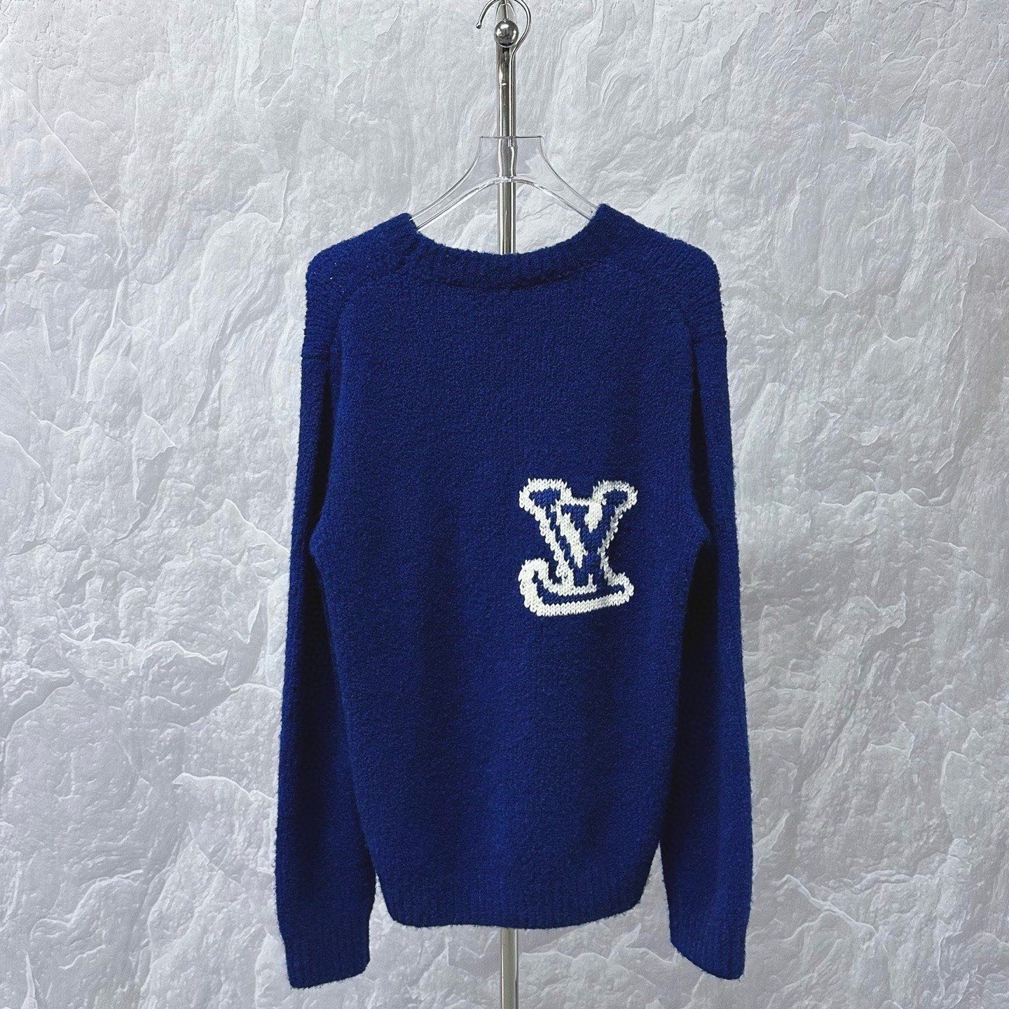 Louis Vuitton Logo Teddy Wool Sweater XL — back