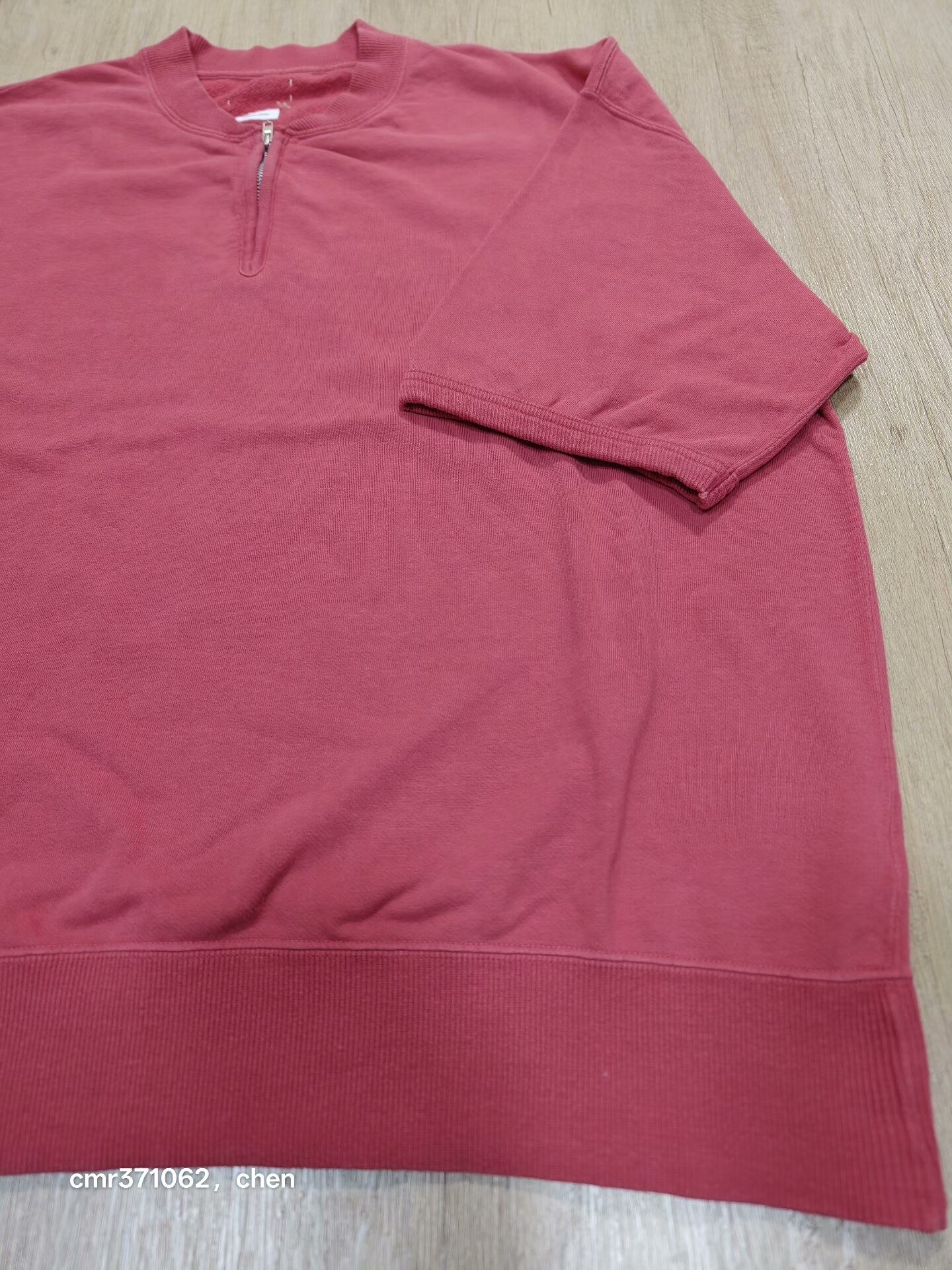 VISVIM 26SS MONDO HENLEY ZIP S/S — back