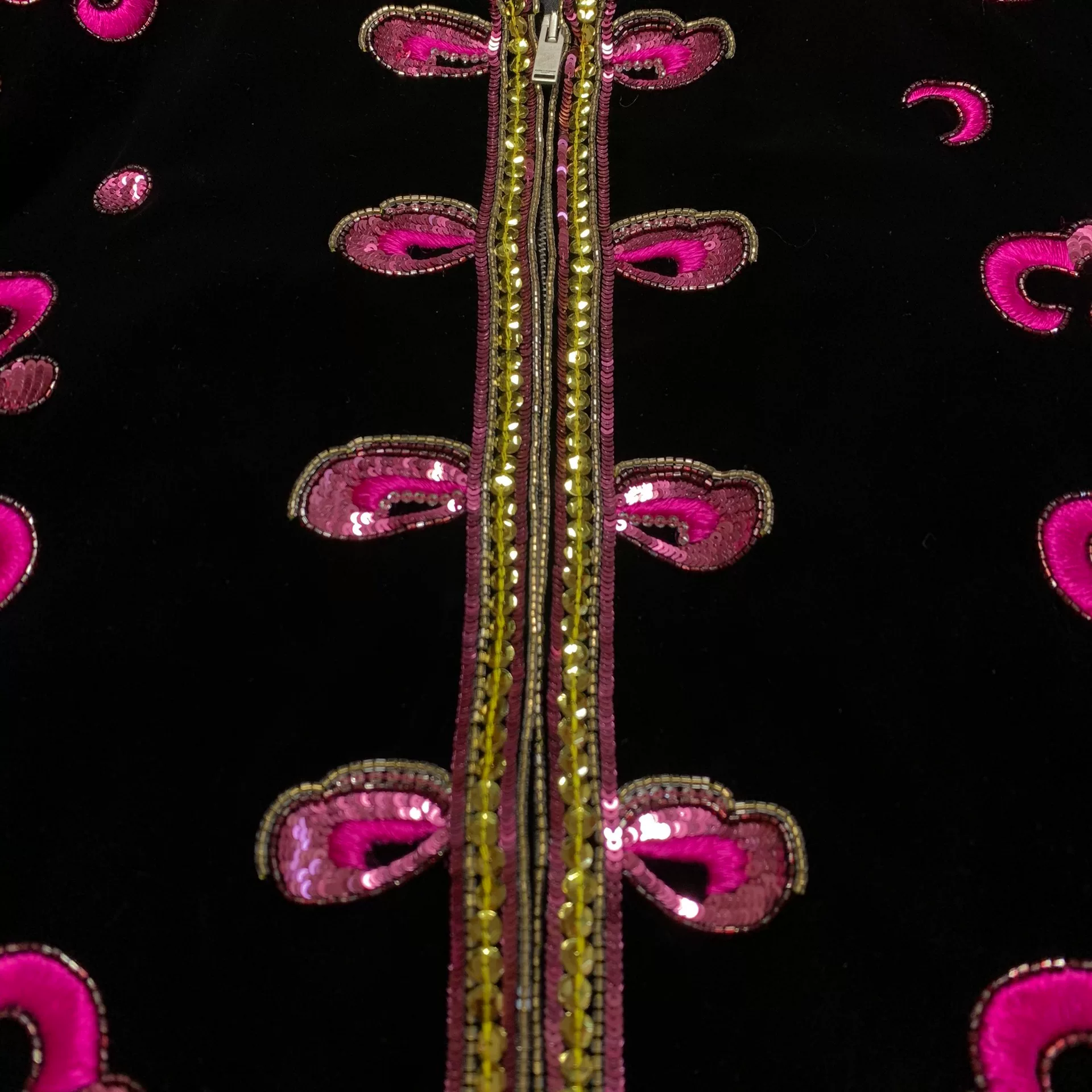 Saint Laurent 18FW Teddy Velvet Jacket — back