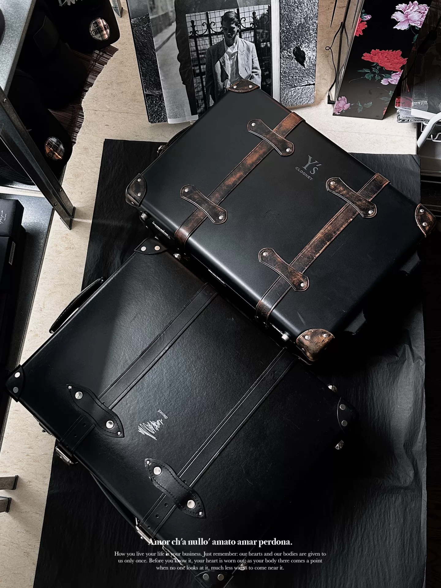 Yohji Yamamoto Limited Vintage Suitcase — back