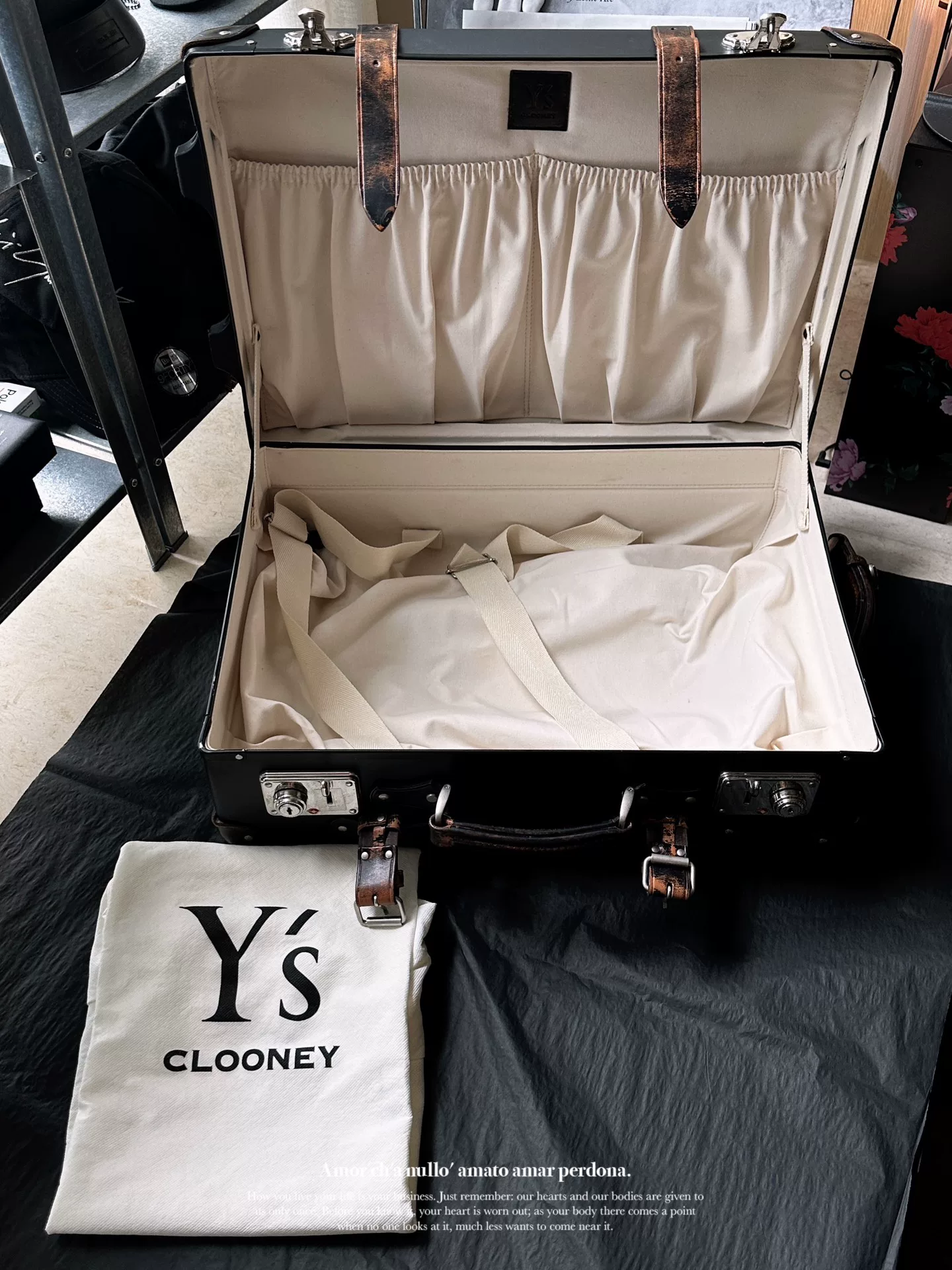 Yohji Yamamoto Limited Vintage Suitcase — front