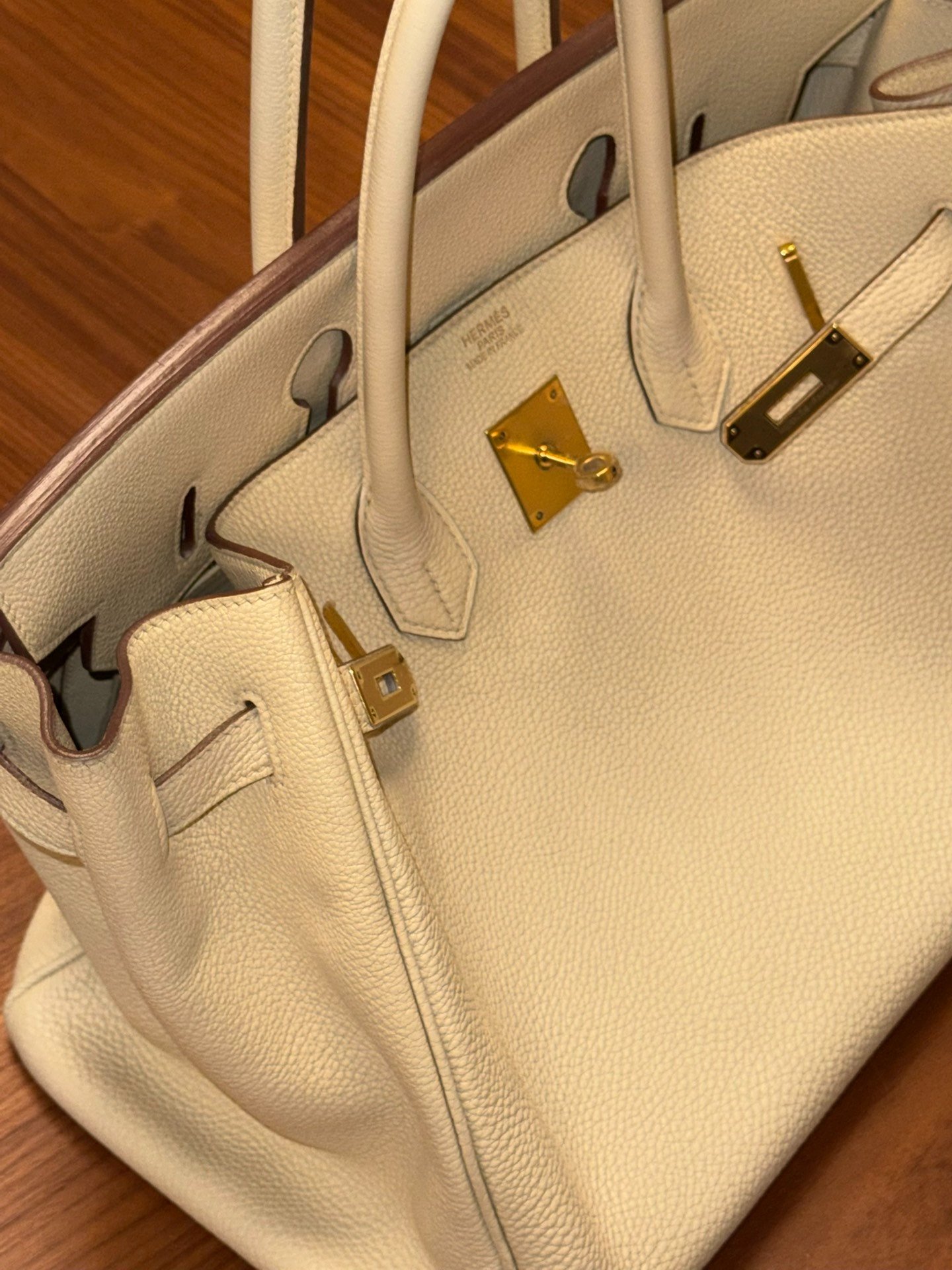 Hermès Birkin 35 Togo Leather Gold Hardware