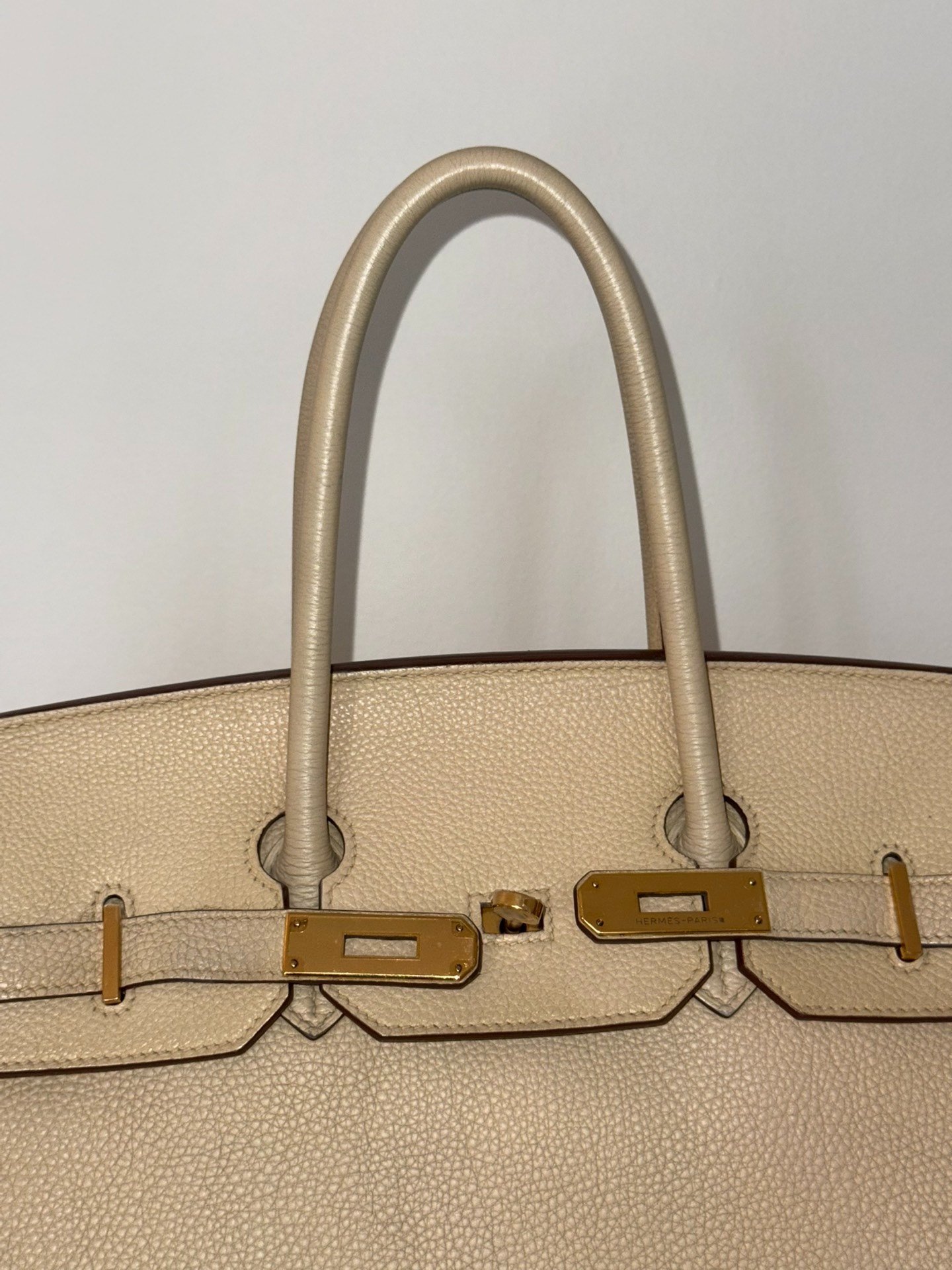 Hermès Birkin 35 Togo Leather Gold Hardware — back