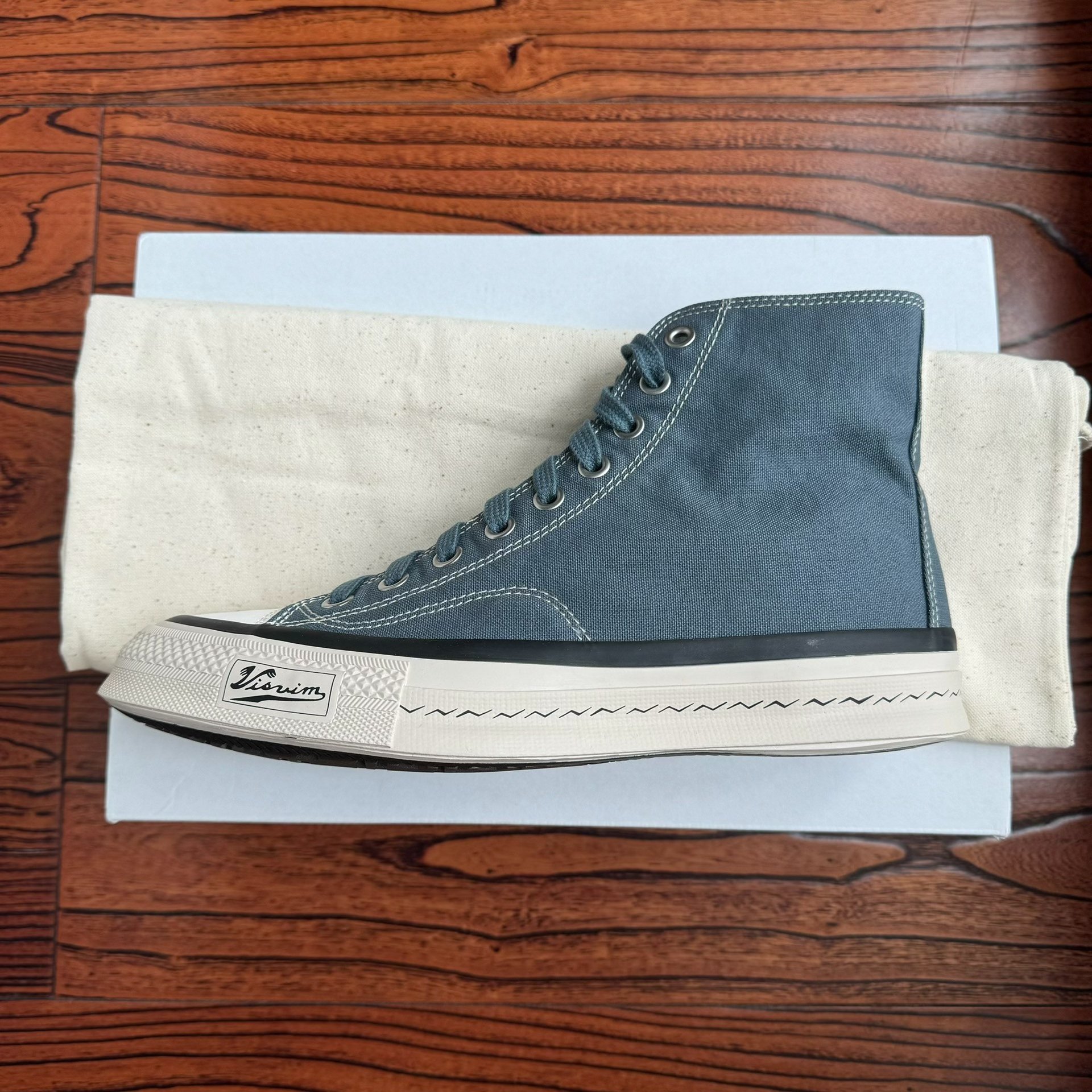 Visvim 26SS Skagway Hi Canvas Shoes — detail