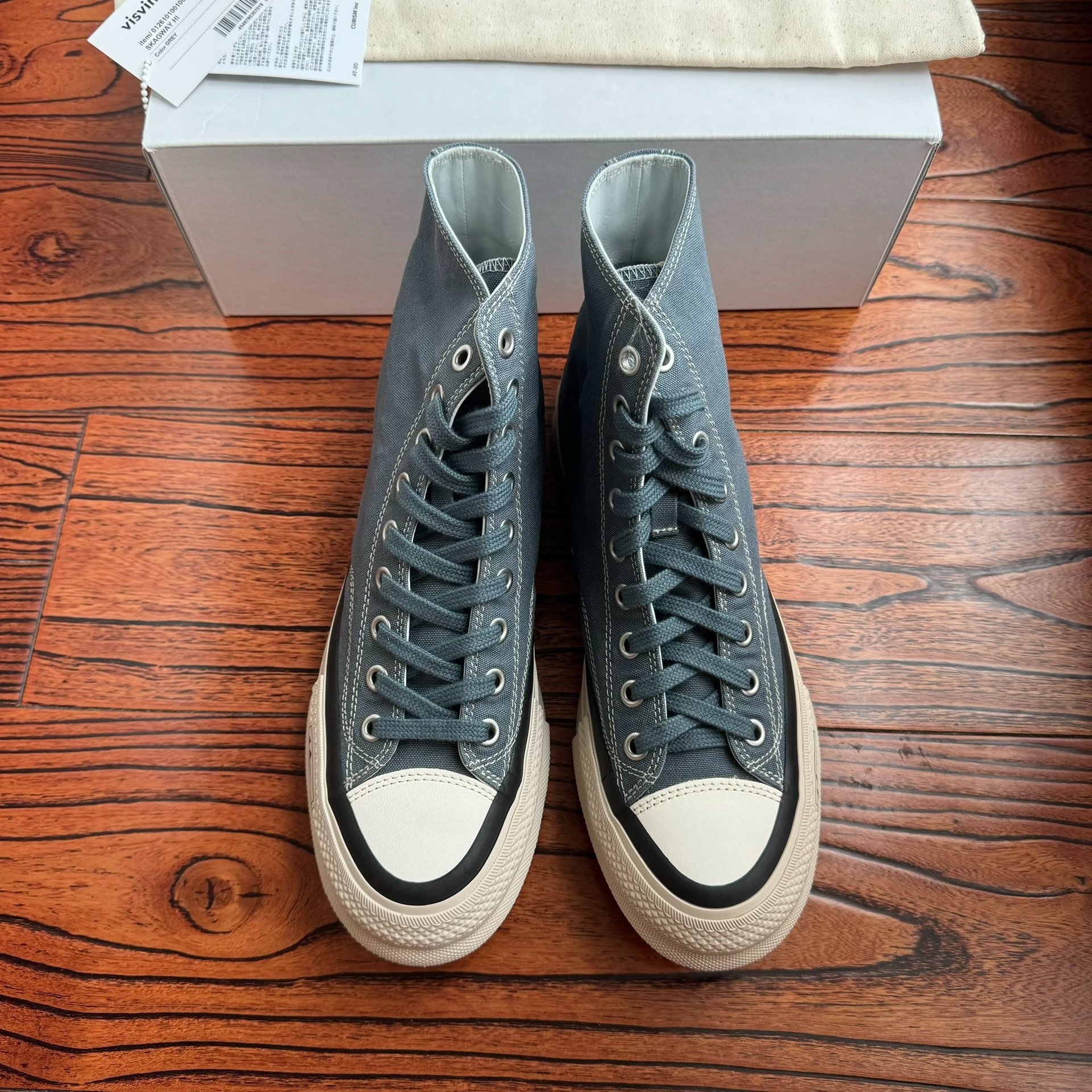 Visvim 26SS Skagway Hi Canvas Shoes — front
