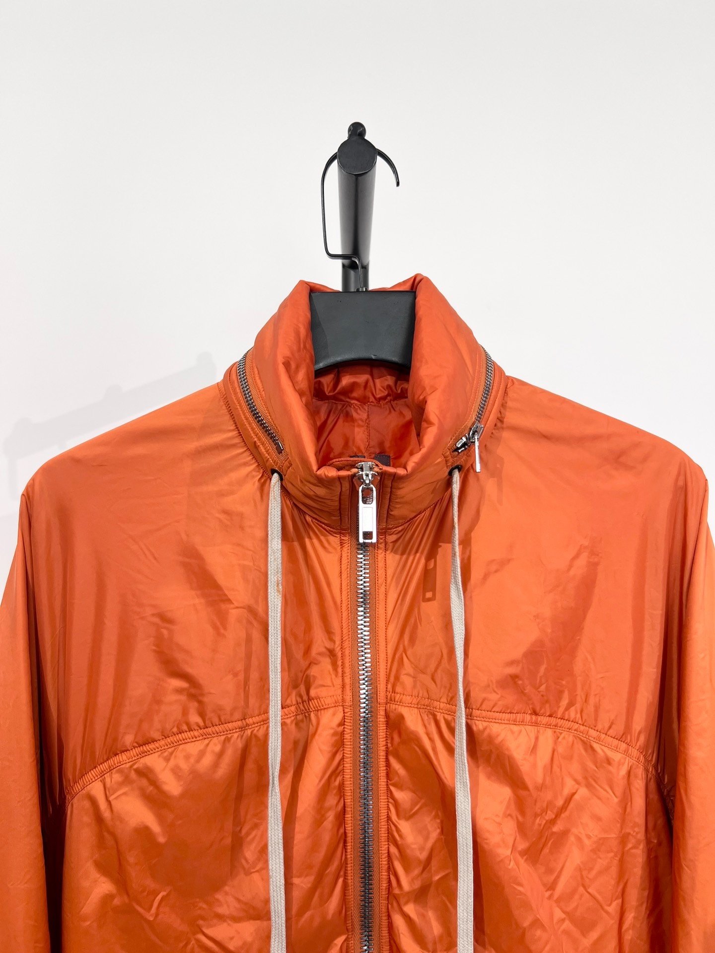 Rick Owens Drkshdw Stand Collar Padded Coat — detail
