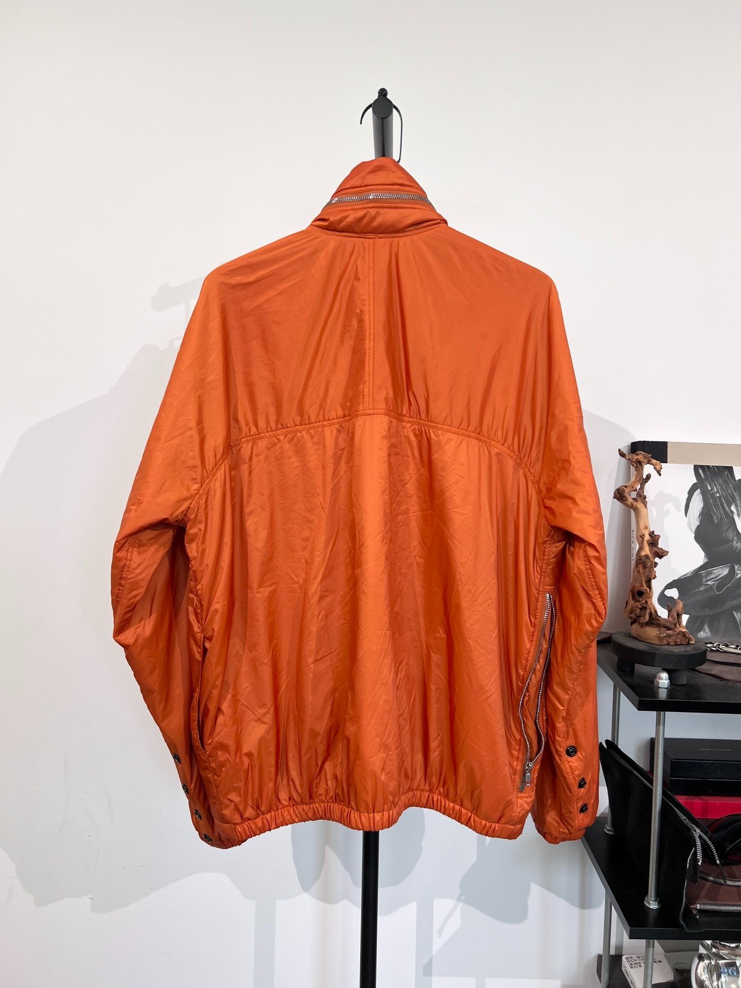 Rick Owens Drkshdw Stand Collar Padded Coat — front