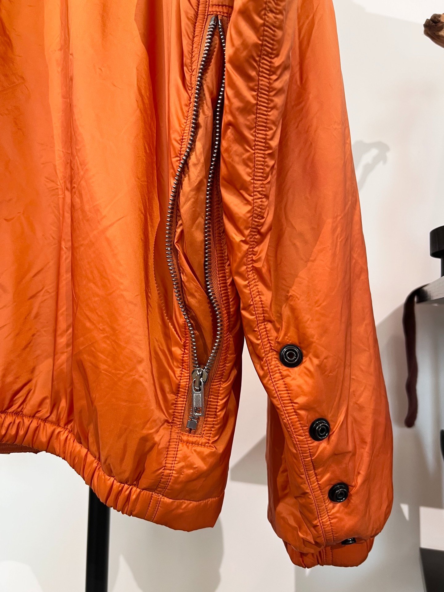 Rick Owens Drkshdw Stand Collar Padded Coat — label