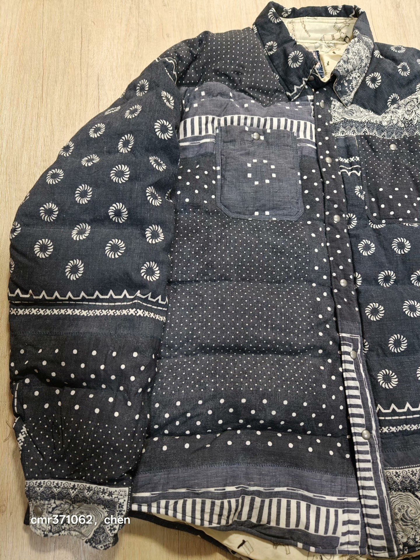 visvim 23 ICT Kerchief Down Jacket — front