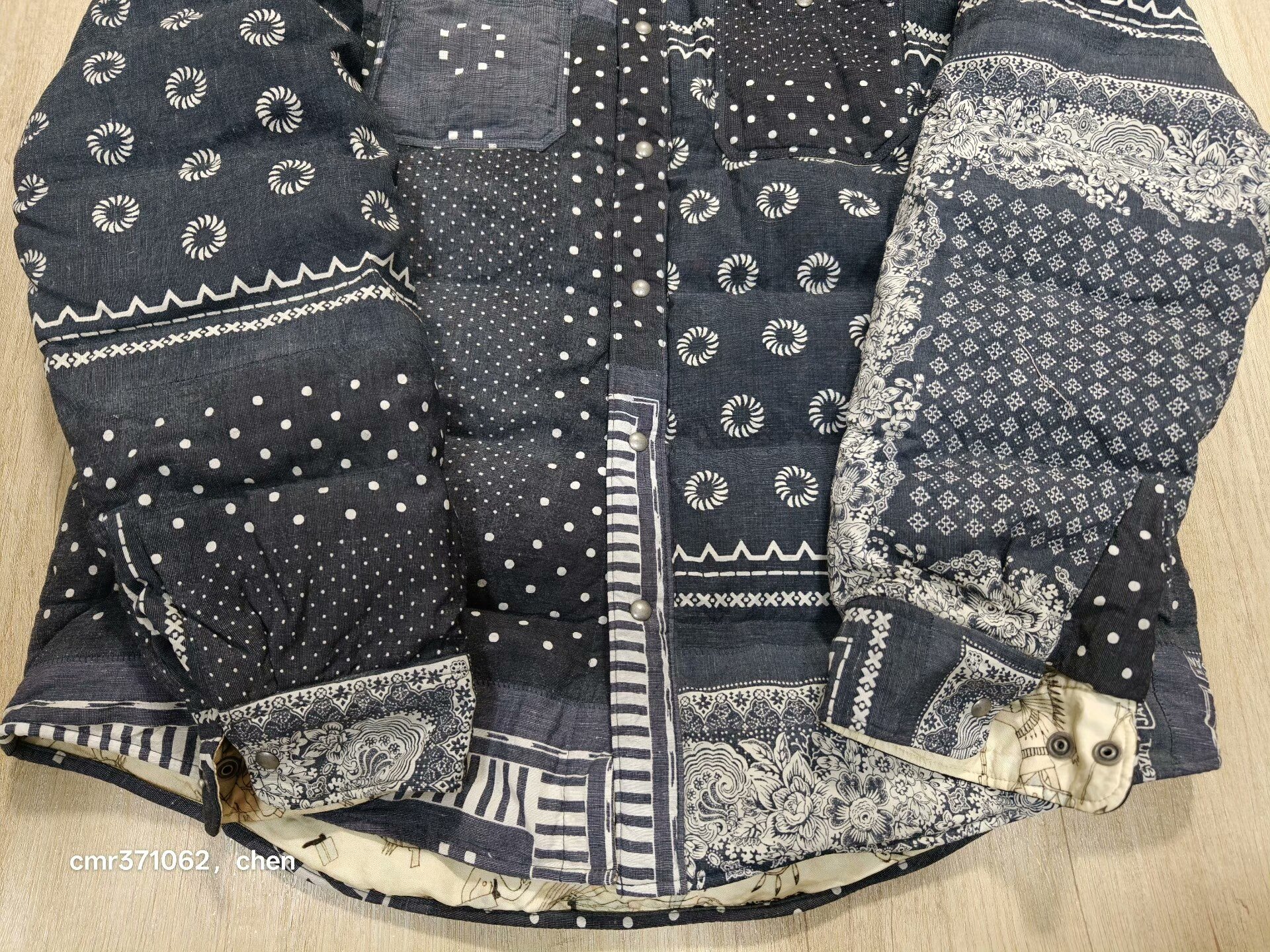 visvim 23 ICT Kerchief Down Jacket — label