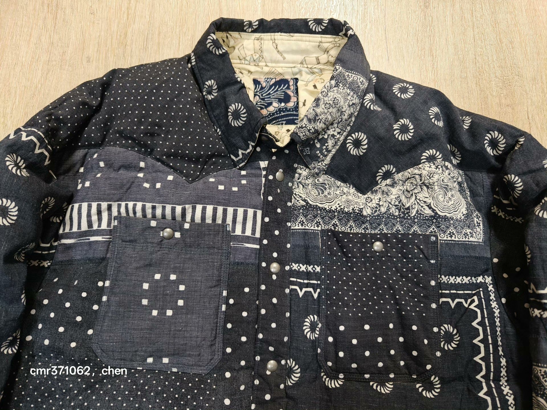 visvim 23 ICT Kerchief Down Jacket — back