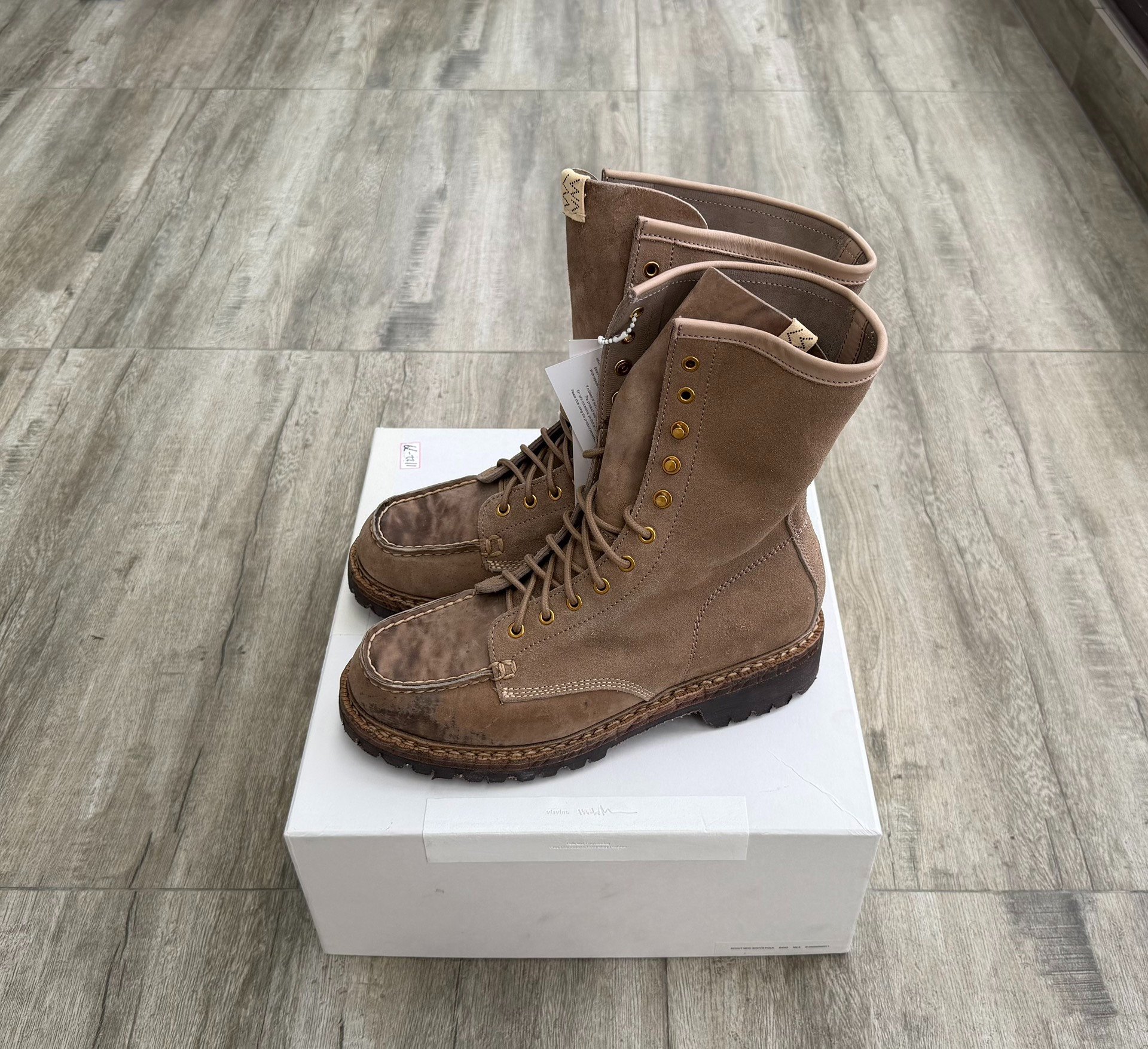 VISVIM 25AW SCOUT MOC Boots — front