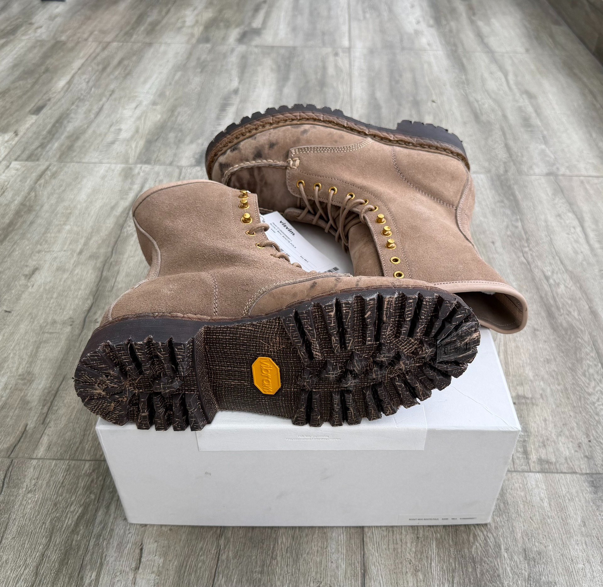 VISVIM 25AW SCOUT MOC Boots — back