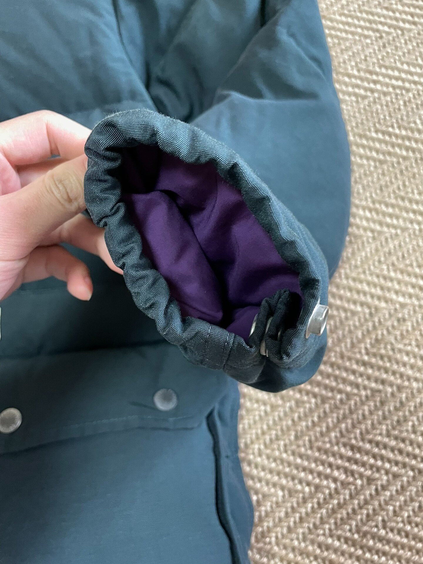 WTAPS 13AW Down Jacket — label