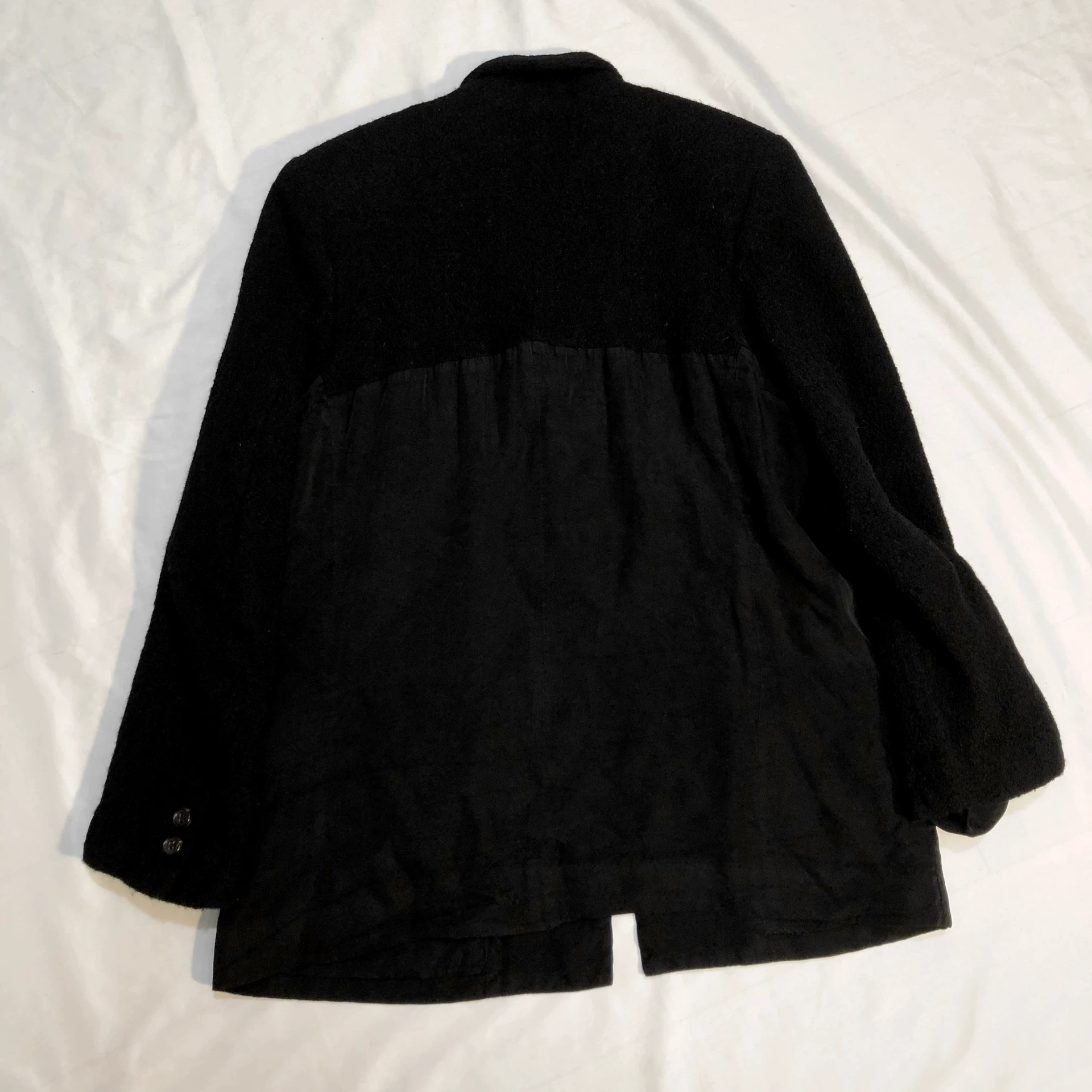 Comme des Garcons 94AW Felted Coat — detail