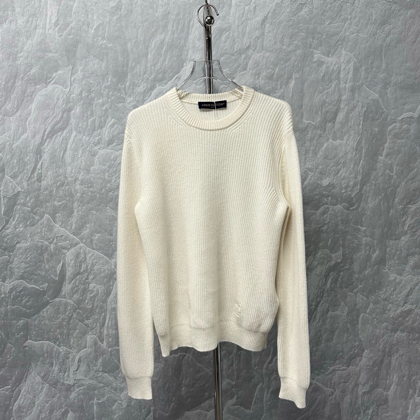 Louis Vuitton Embroidered Logo Cashmere Sweater