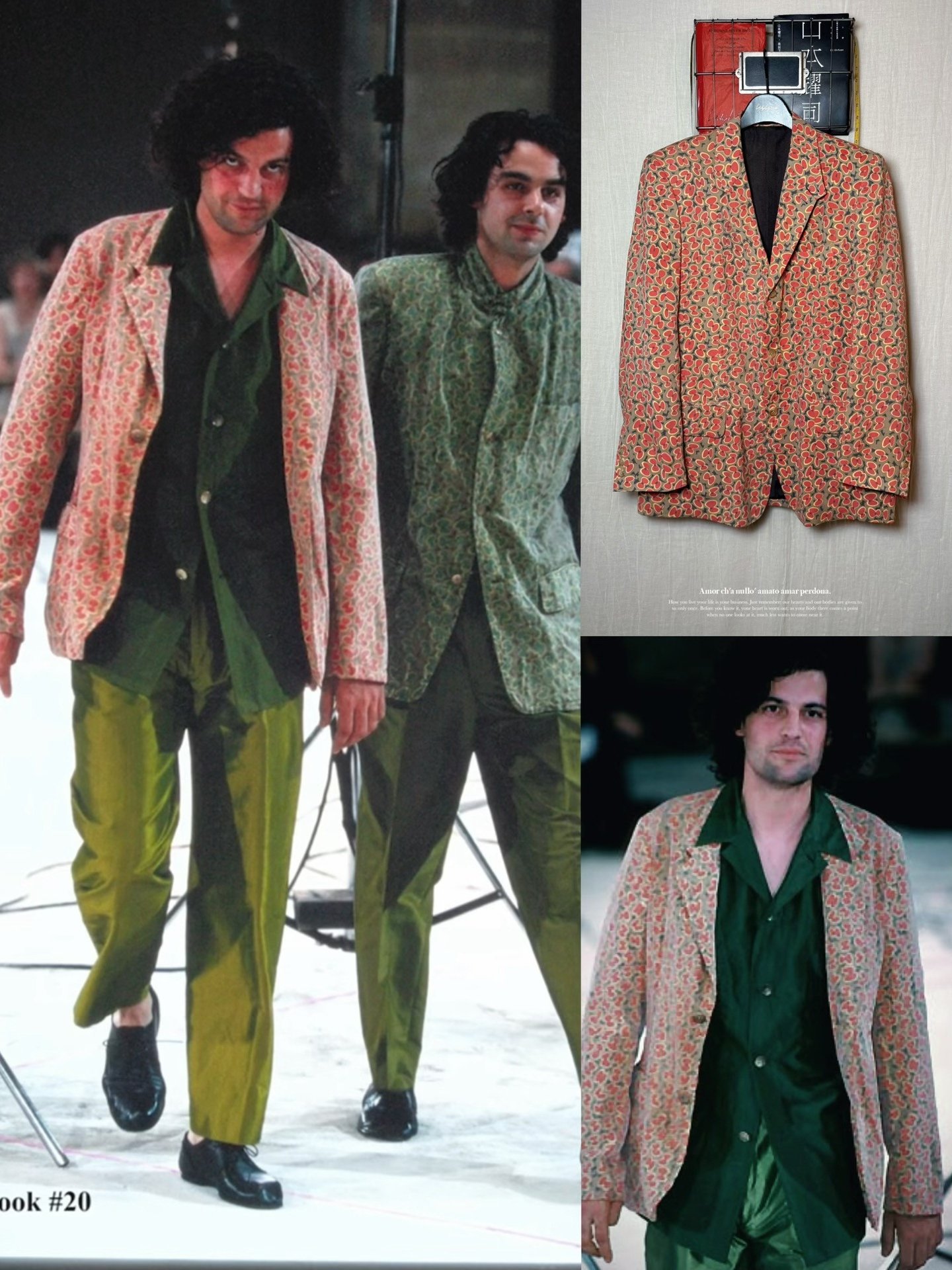 Yohji Yamamoto 99SS Red Pop Blazer