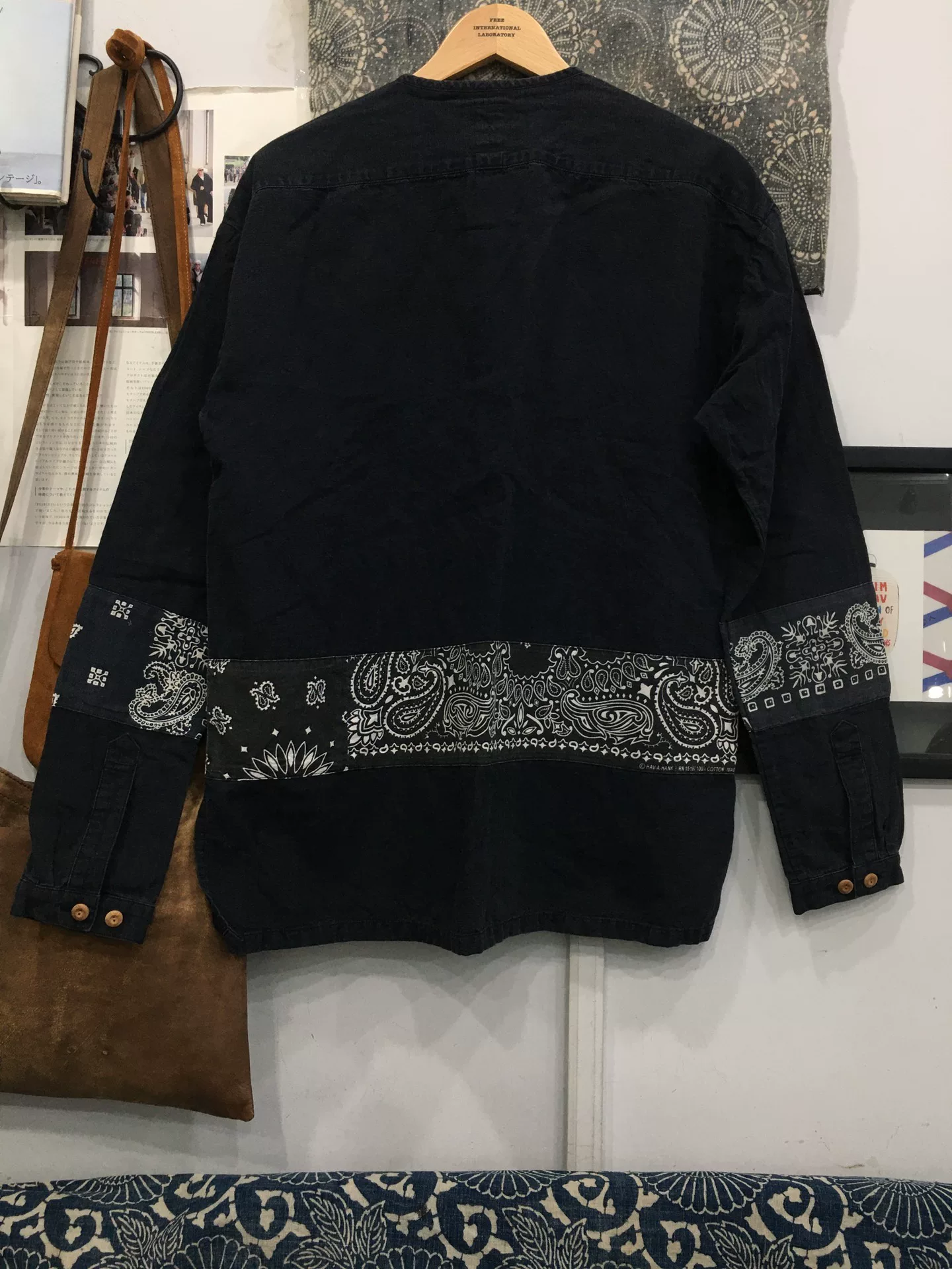 visvim 17ss ICT Border Tunic Paisley — front
