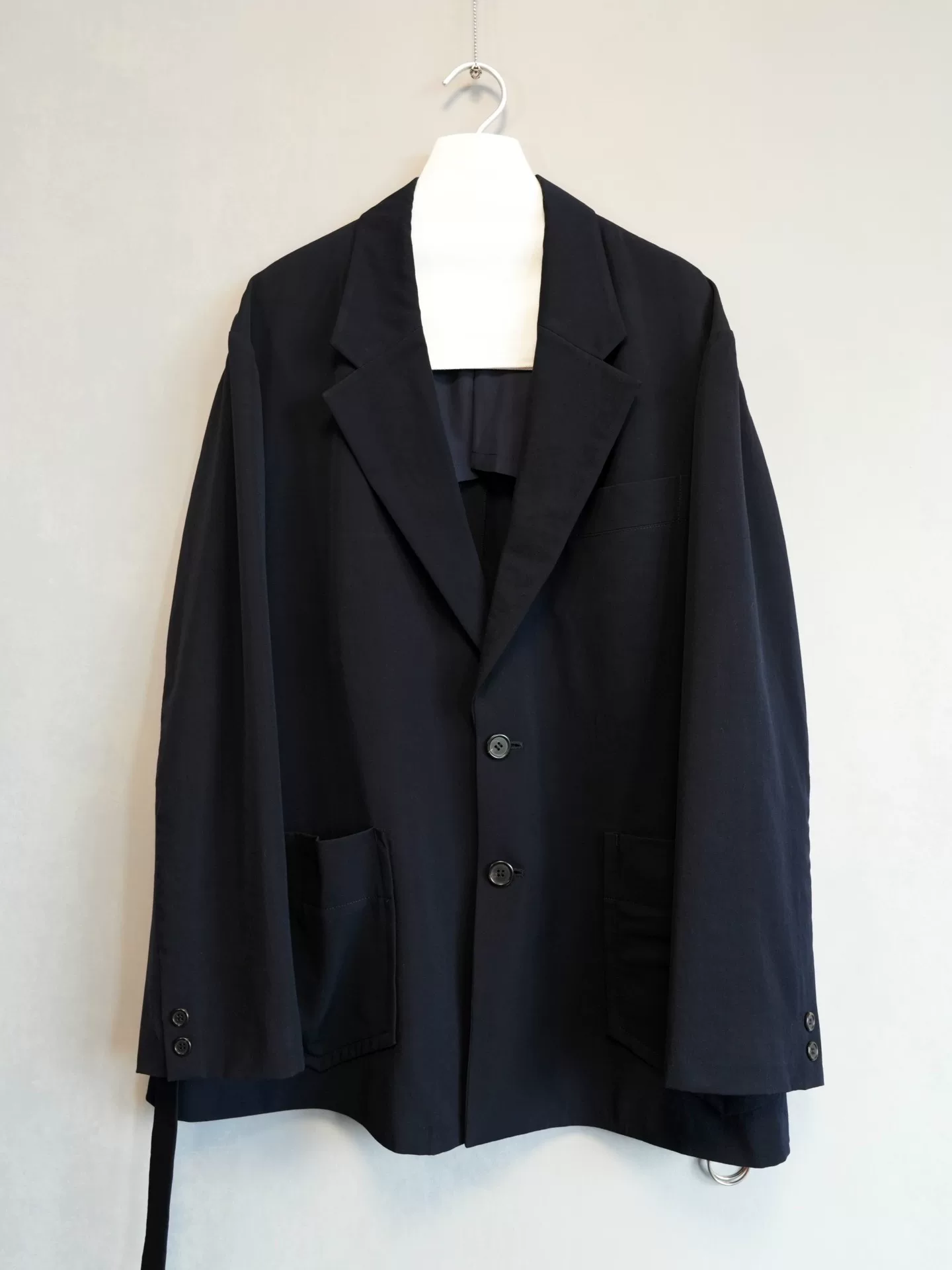 Yohji Yamamoto 96SS Wool Jacket — detail