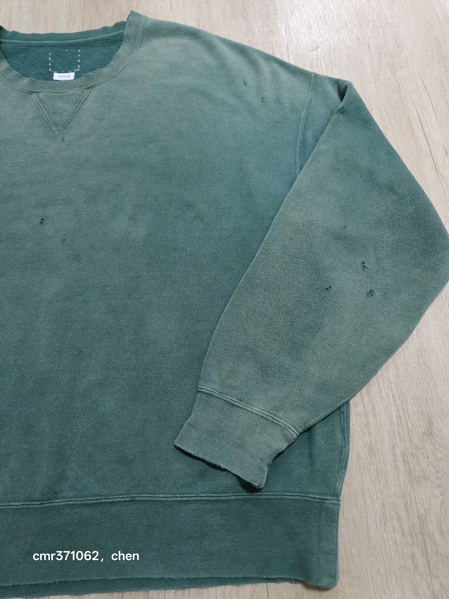 VISVIM 22AW AMPLUS SB SWEAT L/S CRASH — back
