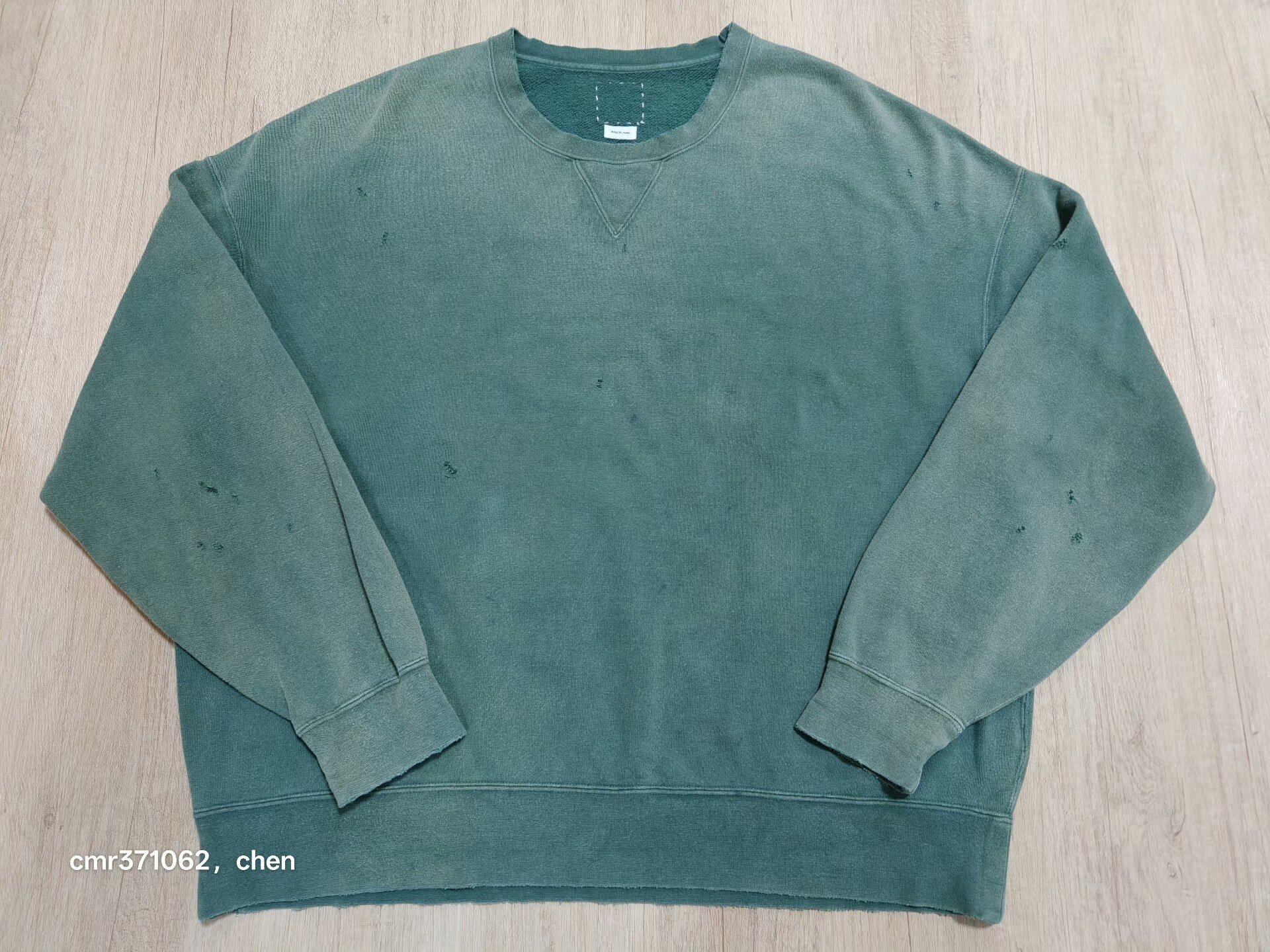 VISVIM 22AW AMPLUS SB SWEAT L/S CRASH