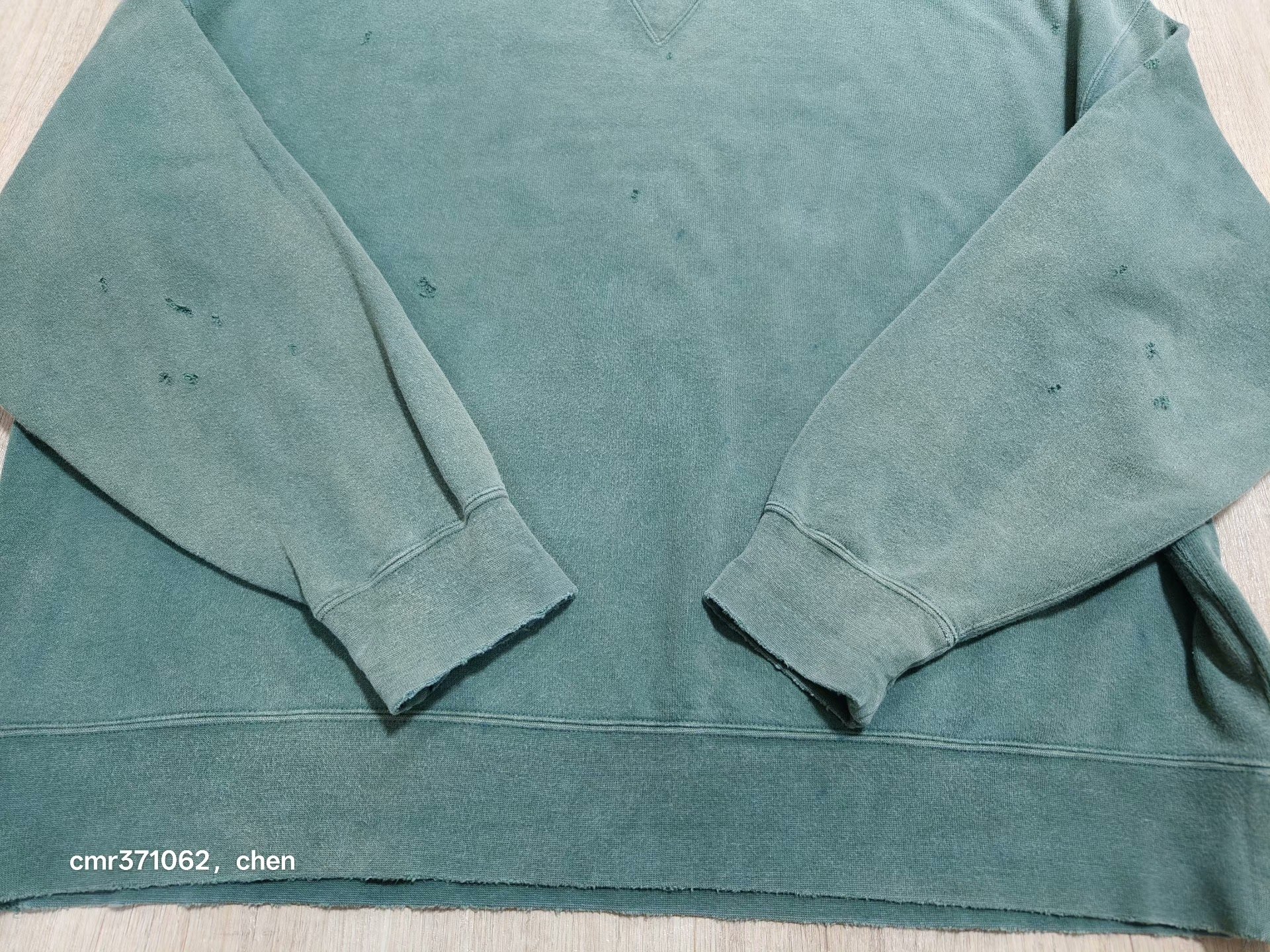 VISVIM 22AW AMPLUS SB SWEAT L/S CRASH — label
