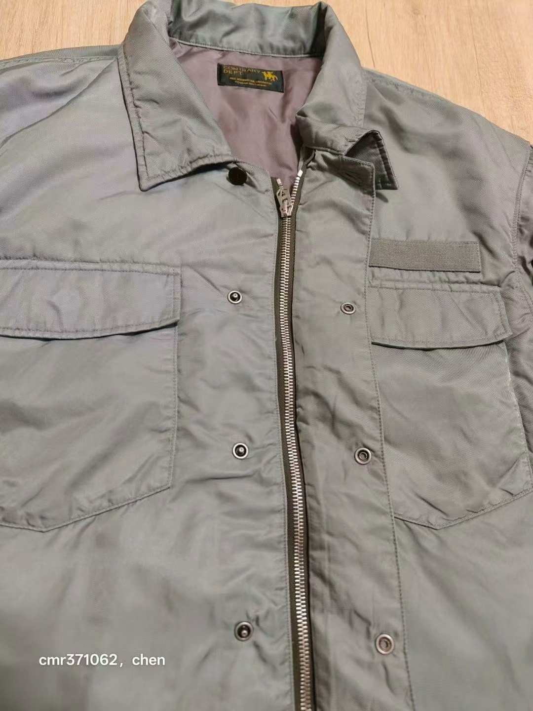 VISVIM 23 Heli Crew Down Shirt Jkt — detail
